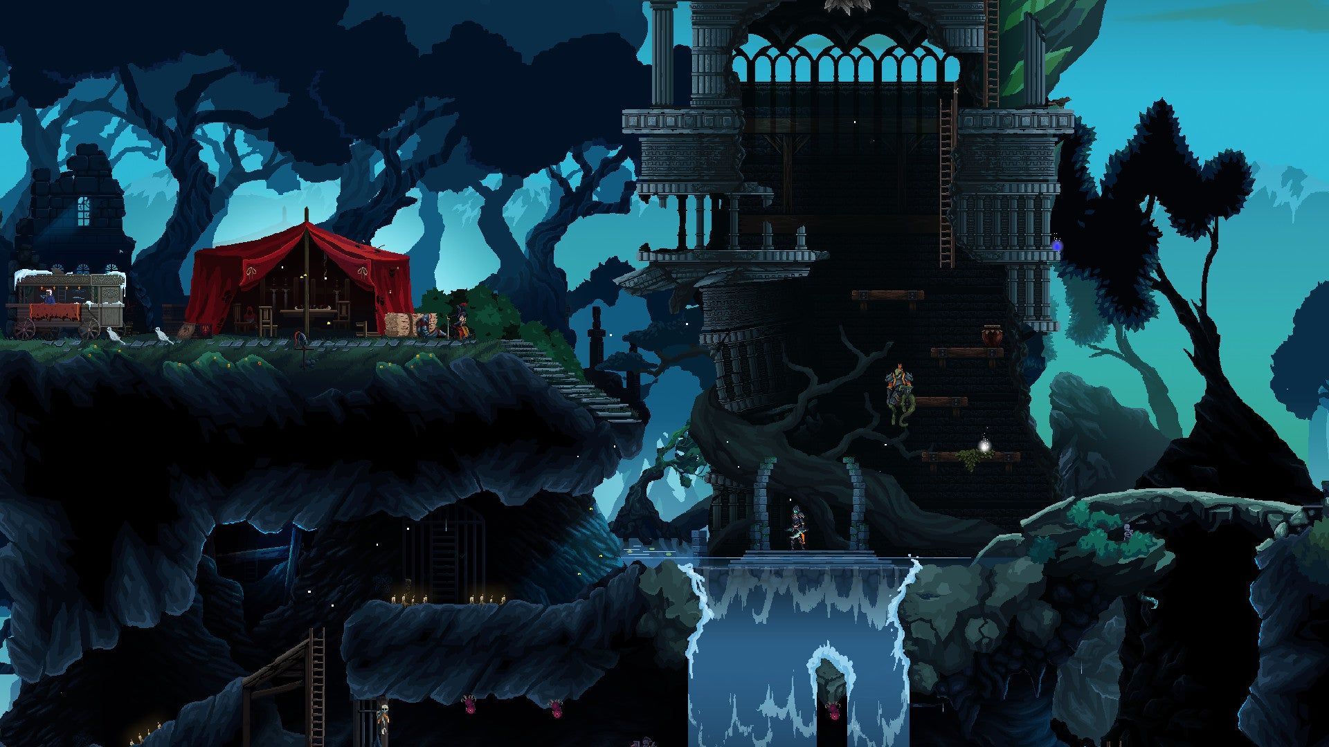 1920x1080 A Dark Souls 3 2D Pixelart Metroidvania Was Pitched to Bandai Namco 6 Years Ago and It Looks Awesome