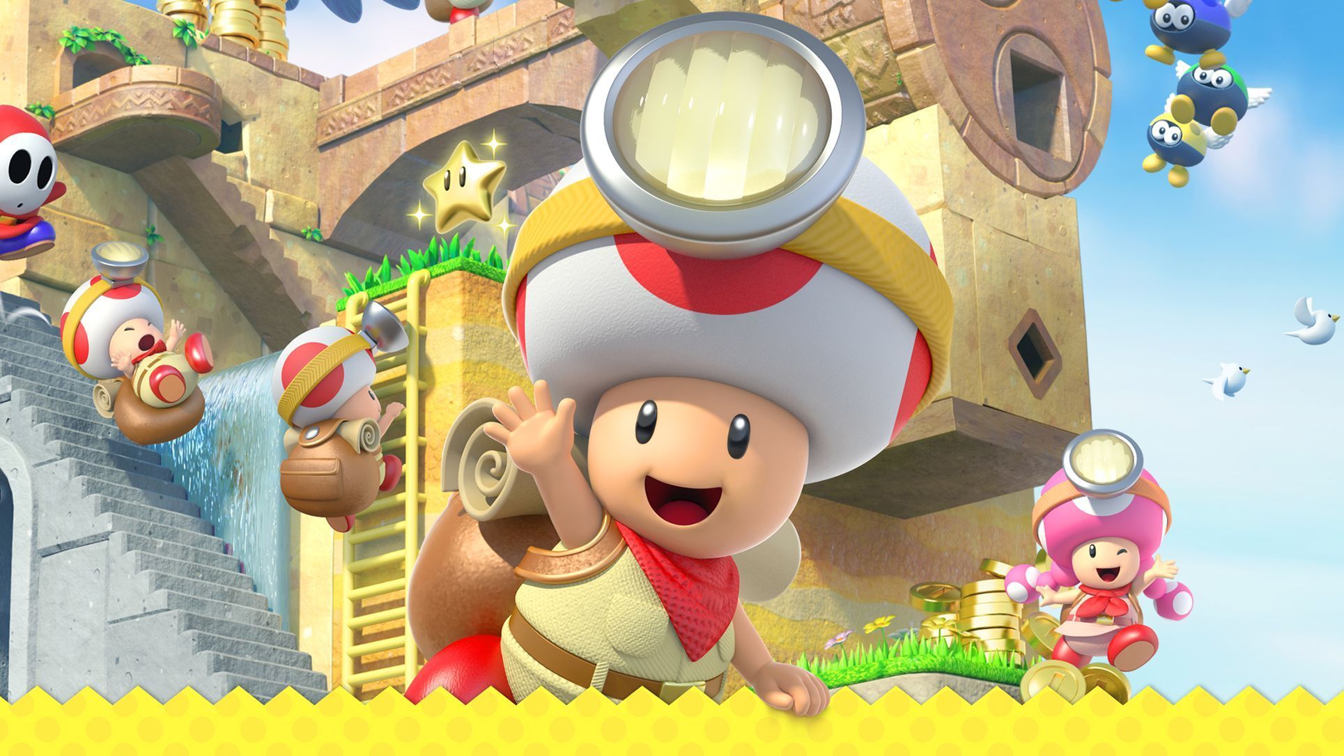 1929x1085 Three Captain Toad Wallpaper Available on My Nintendo with Monocle