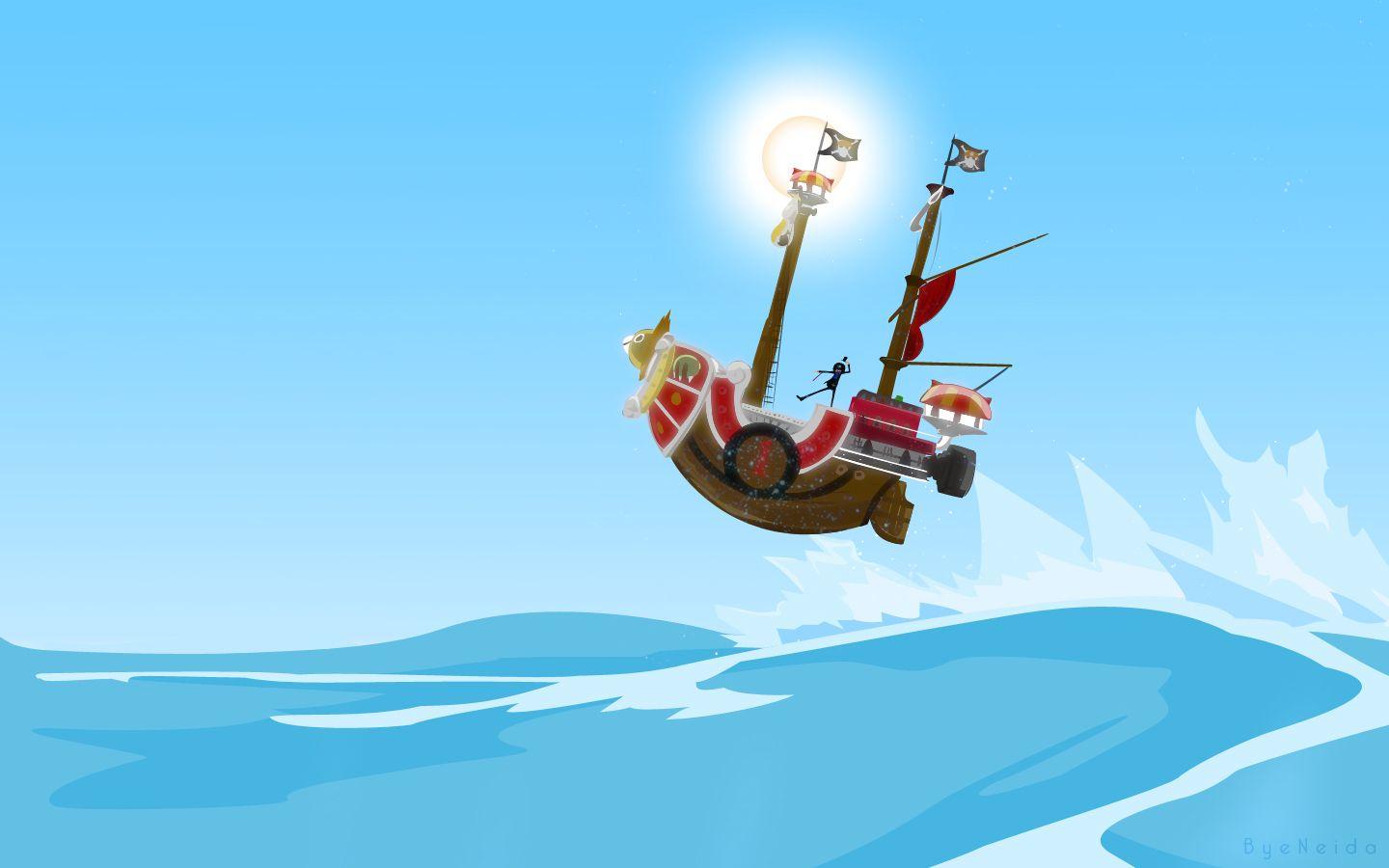 Thousand Sunny One Piece #manga One Piece #1080P #wallpaper #hdwallpaper # desktop