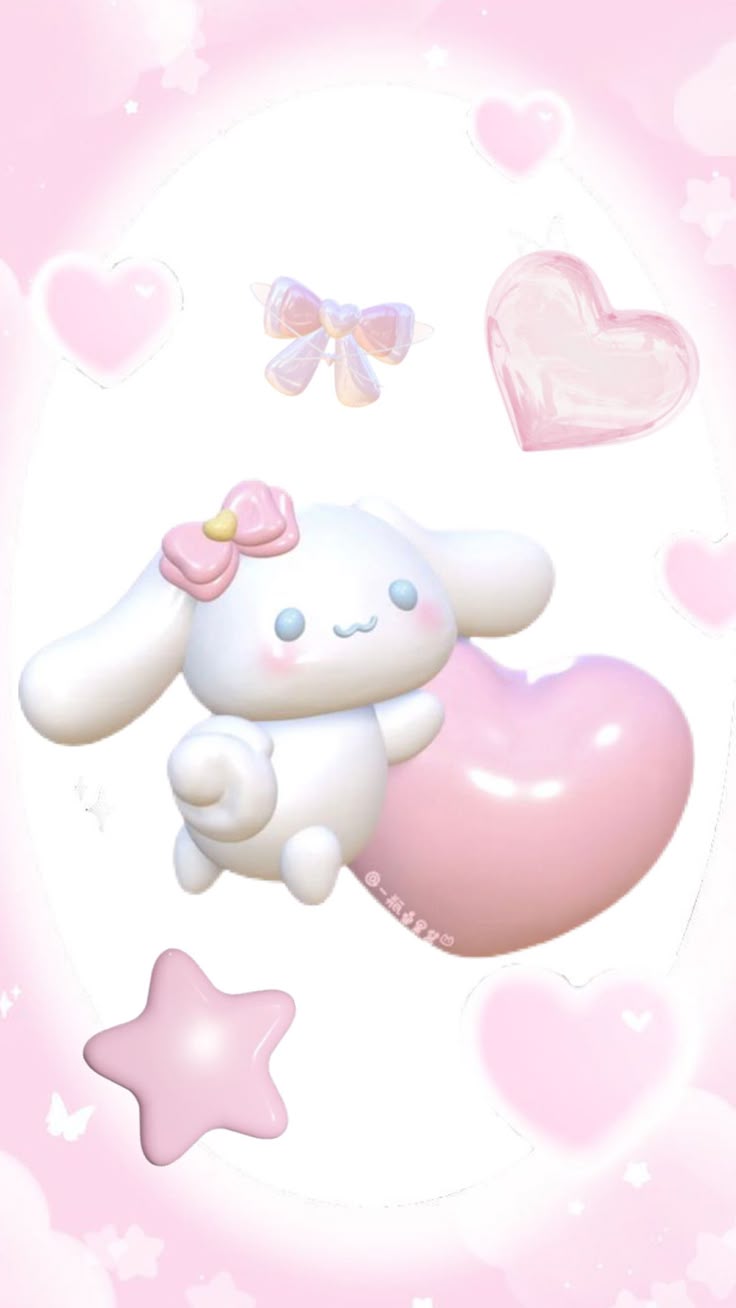 736x1308 wallpaper #cinnamoroll #sanrio #pink