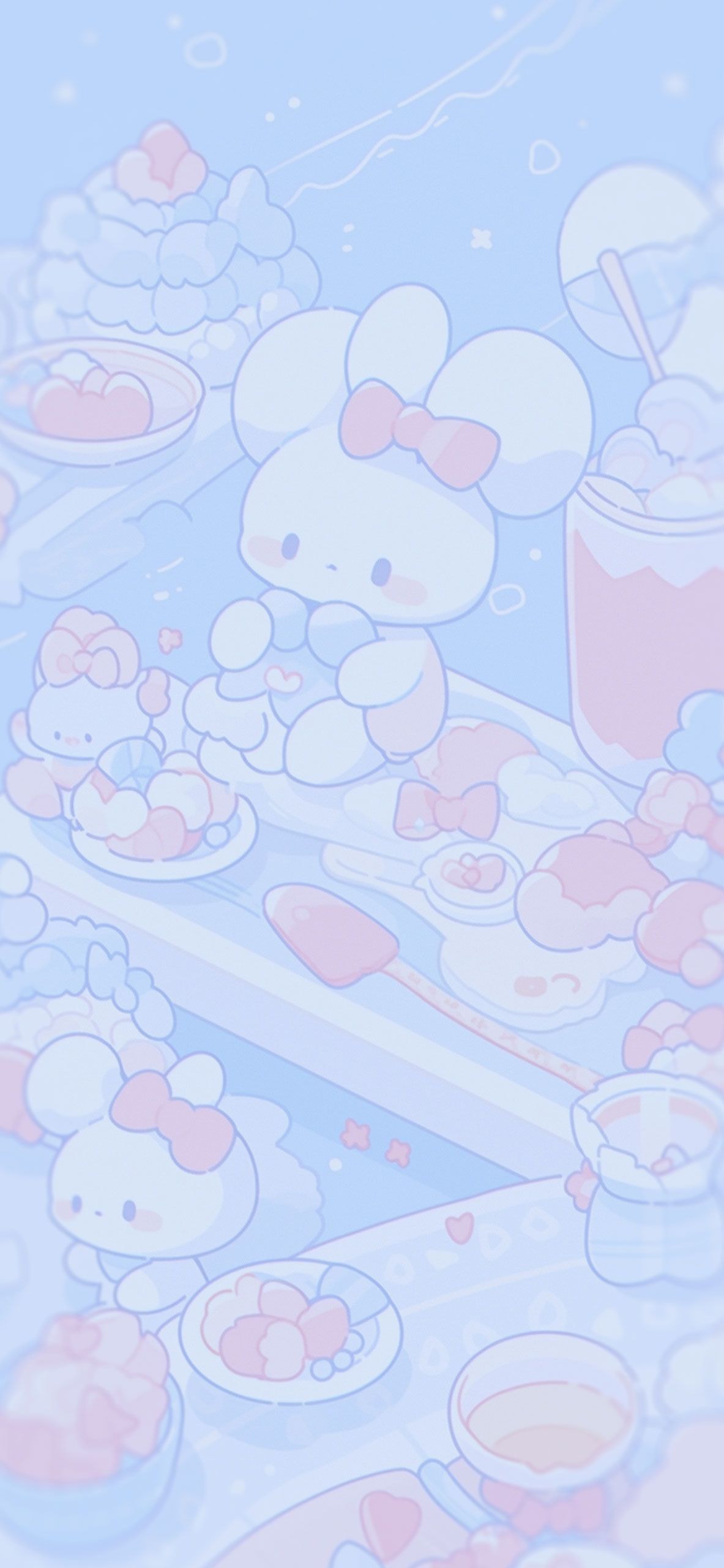 1183x2560 Sanrio Cinnamoroll Cute Art Wallpaper Sanrio Wallpaper