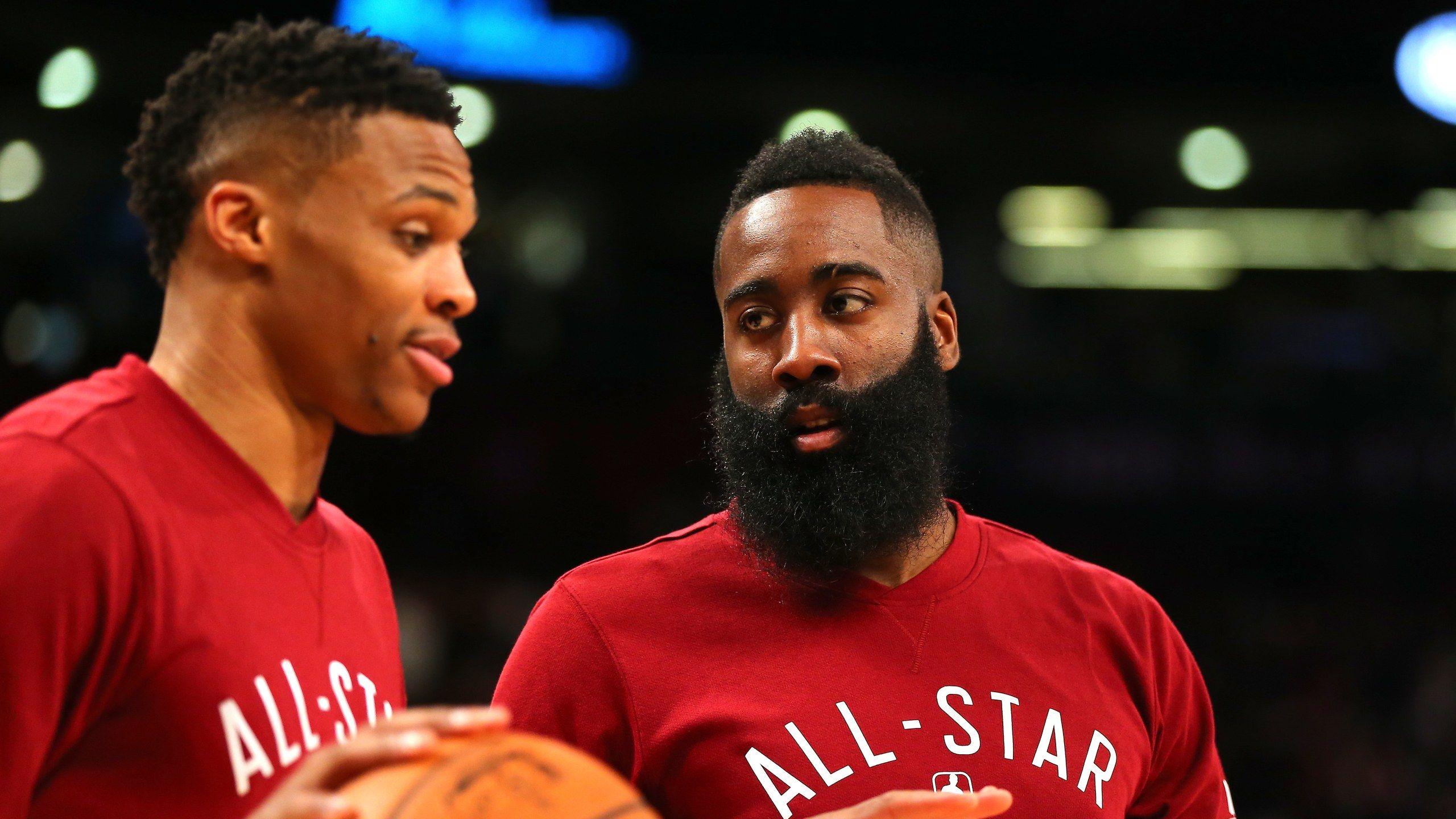 2560x1440 NBA Preview: The Rockets' James Harden and Russell Westbrook Are