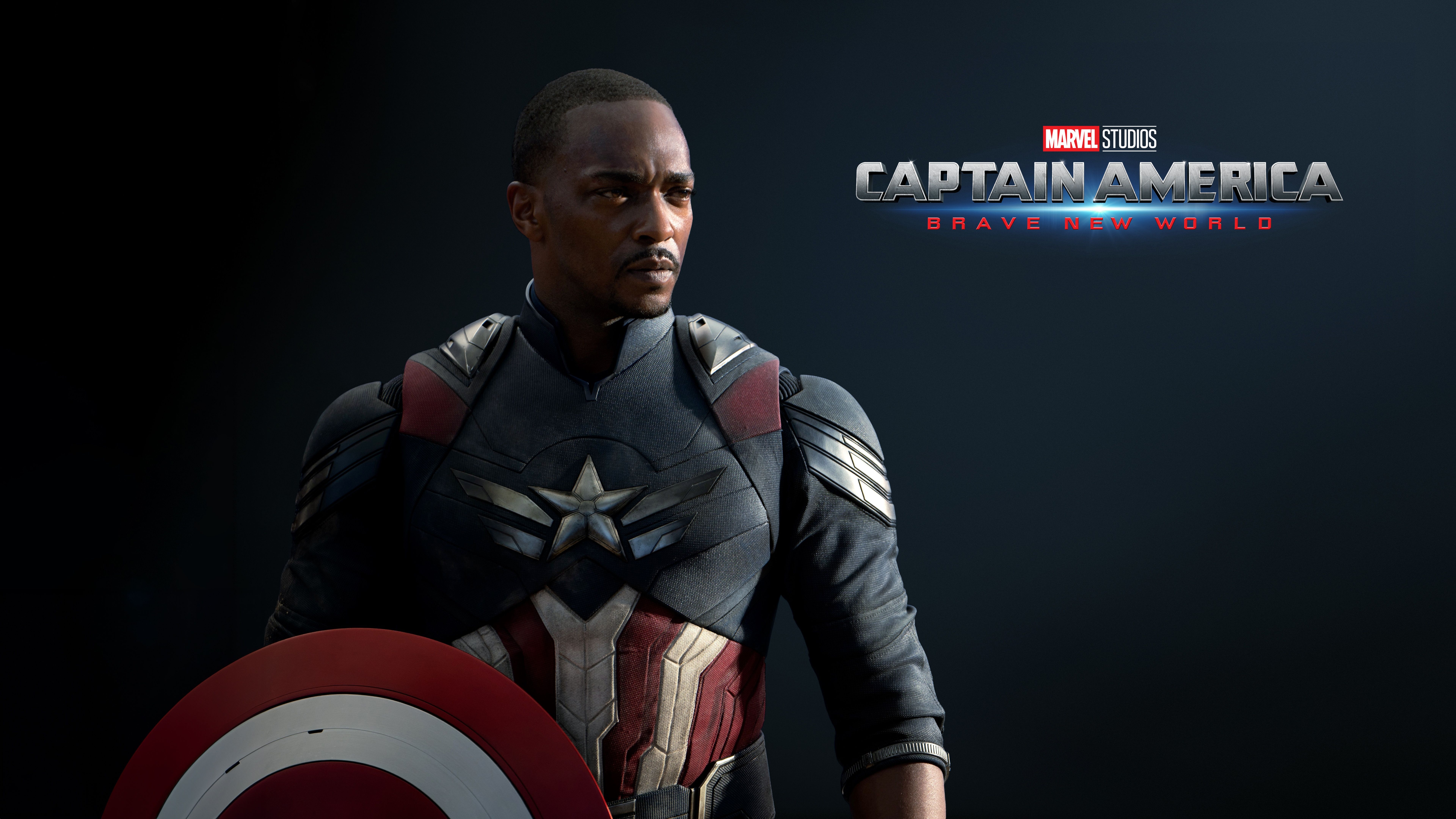 7680x4320 Wallpaper Captain America, movies, Anthony Mackie, Sam Wilson, 2024 Movies, Captain America: Brave New World for mobile and desktop, section фильмы, resolution 7680x4320