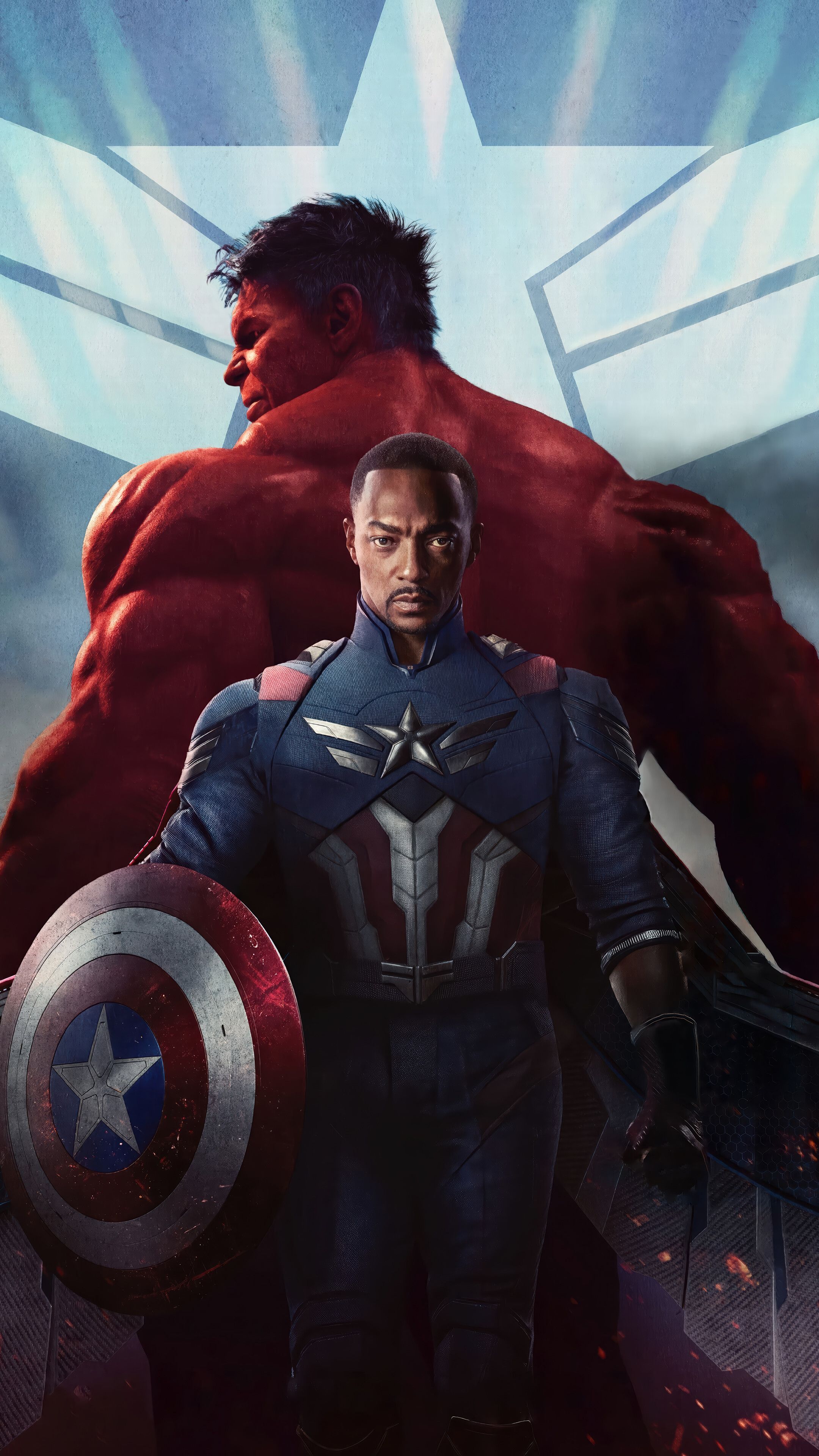 2160x3840 Captain America: Brave New World Sam Wilson Wallpaper