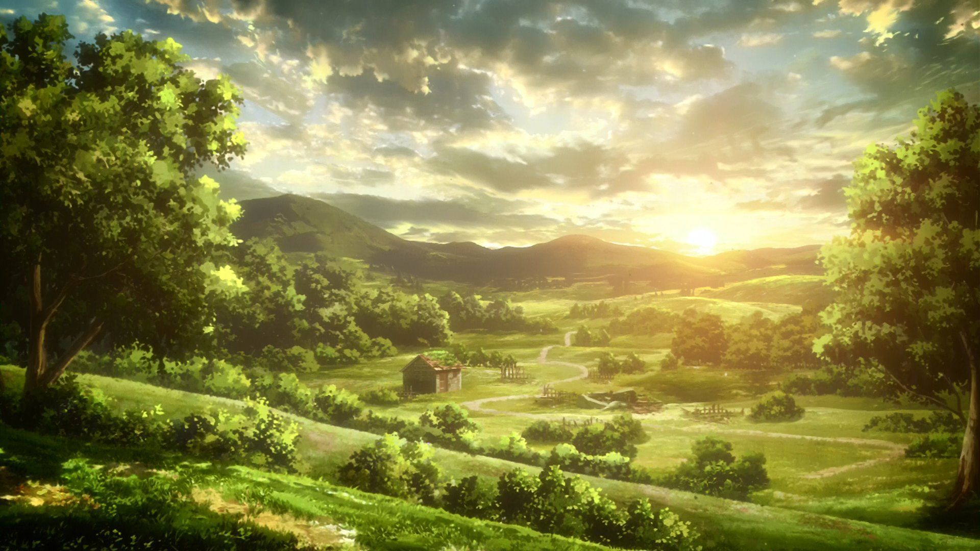 1920x1080 Anime Background Art on X: Shingeki no Kyojin (S3) Art Director. Shunichiro Yoshihara / X