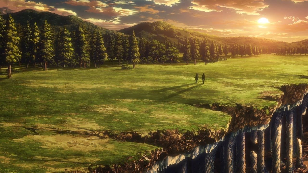 1280x720 Why Attack on Titan's Scenery is the Best in Anime (FREE TO USE)