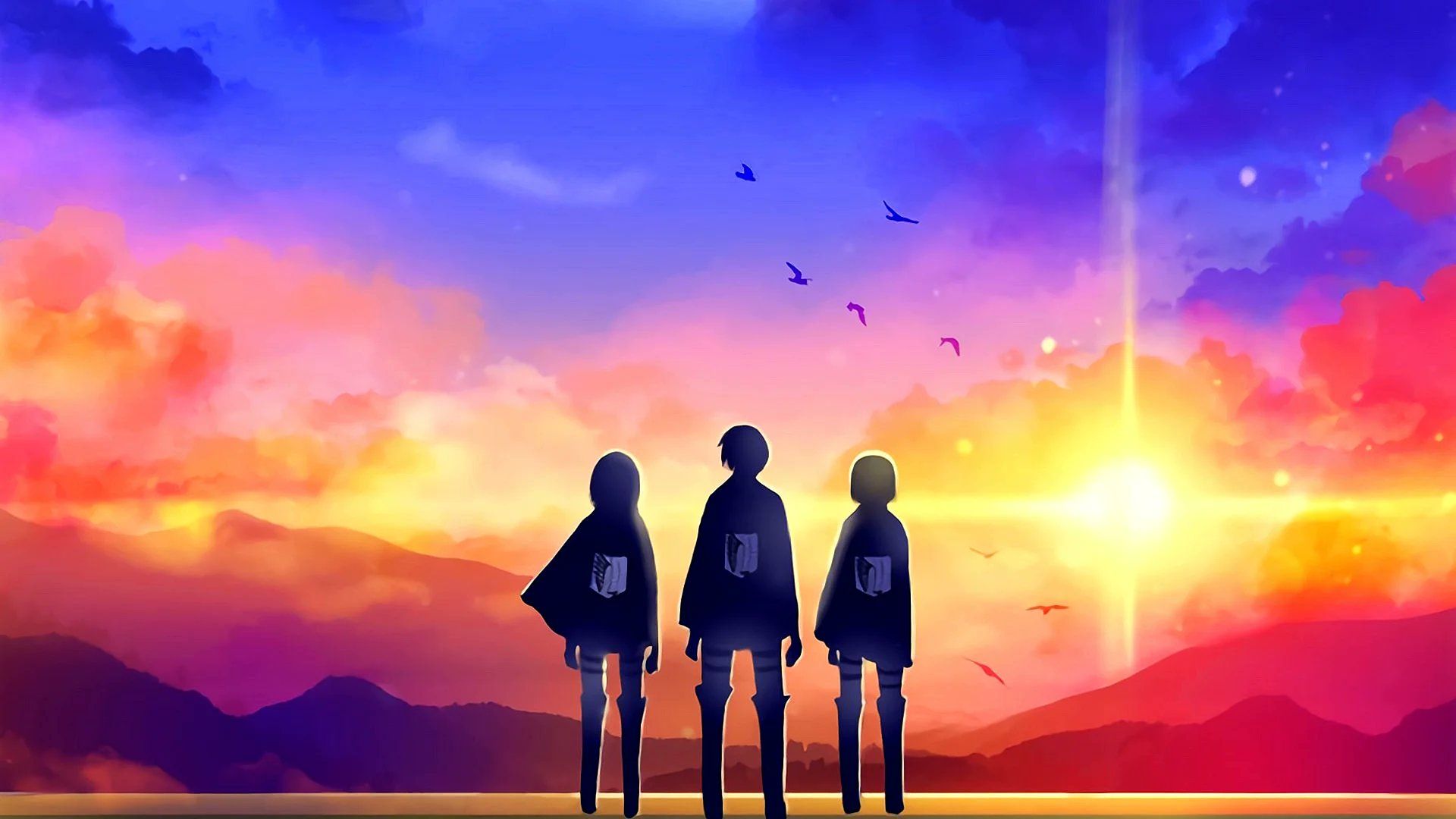 1920x1080 AoT Scenery Wallpaper