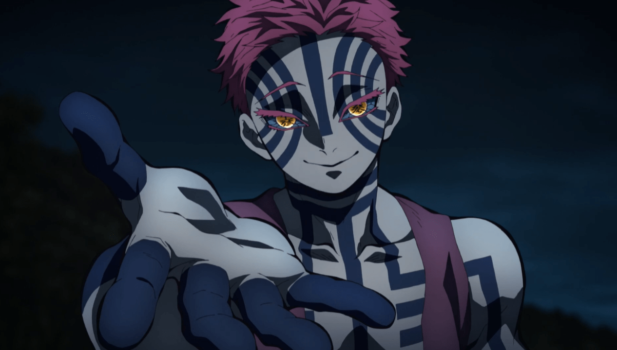 1266x720 Akaza. Kimetsu no Yaiba