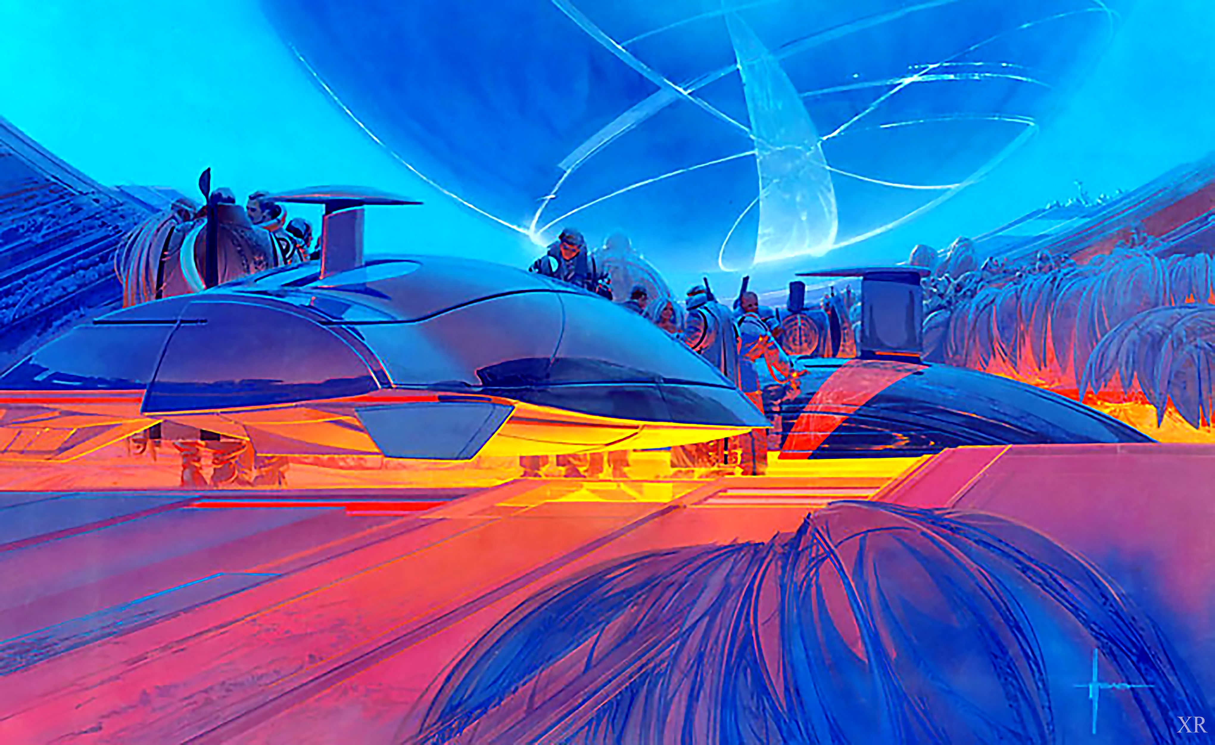 4080x2500 Syd Mead Wallpaper