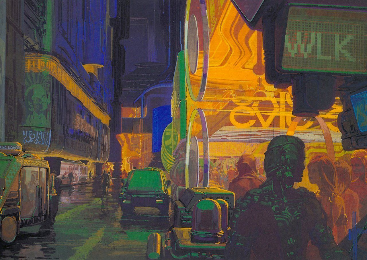 1280x907 Ewan Morrison On X: Reality Ahead Of Schedule. Syd Mead (1933 ) Is An American Industrial Designer And Neofuturistic Concept Artist, Best Known For His Designs For Sci Fi Films Such As Blade Runner (