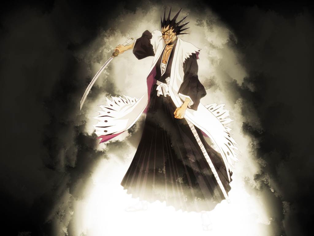 1024x768 image Wide Beauty: Bleach: Kenpachi Zaraki