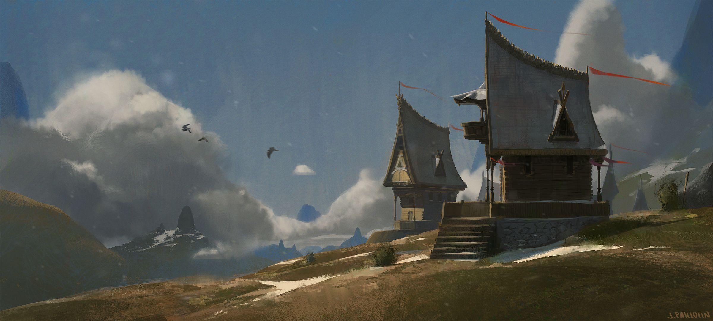 2400x1080 House HD Wallpaper