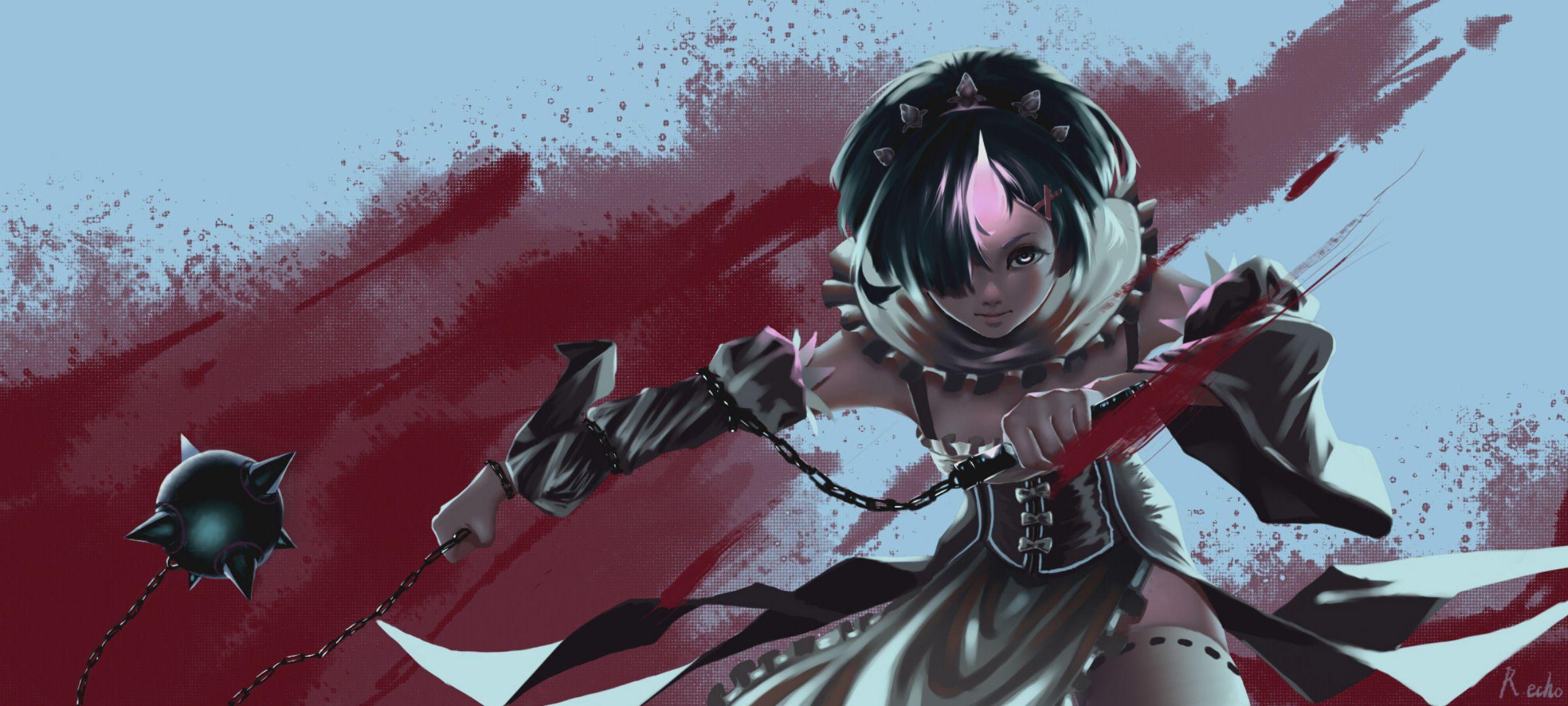 2400x1080 Re:ZERO -Starting Life in Another World- HD Wallpaper. Background