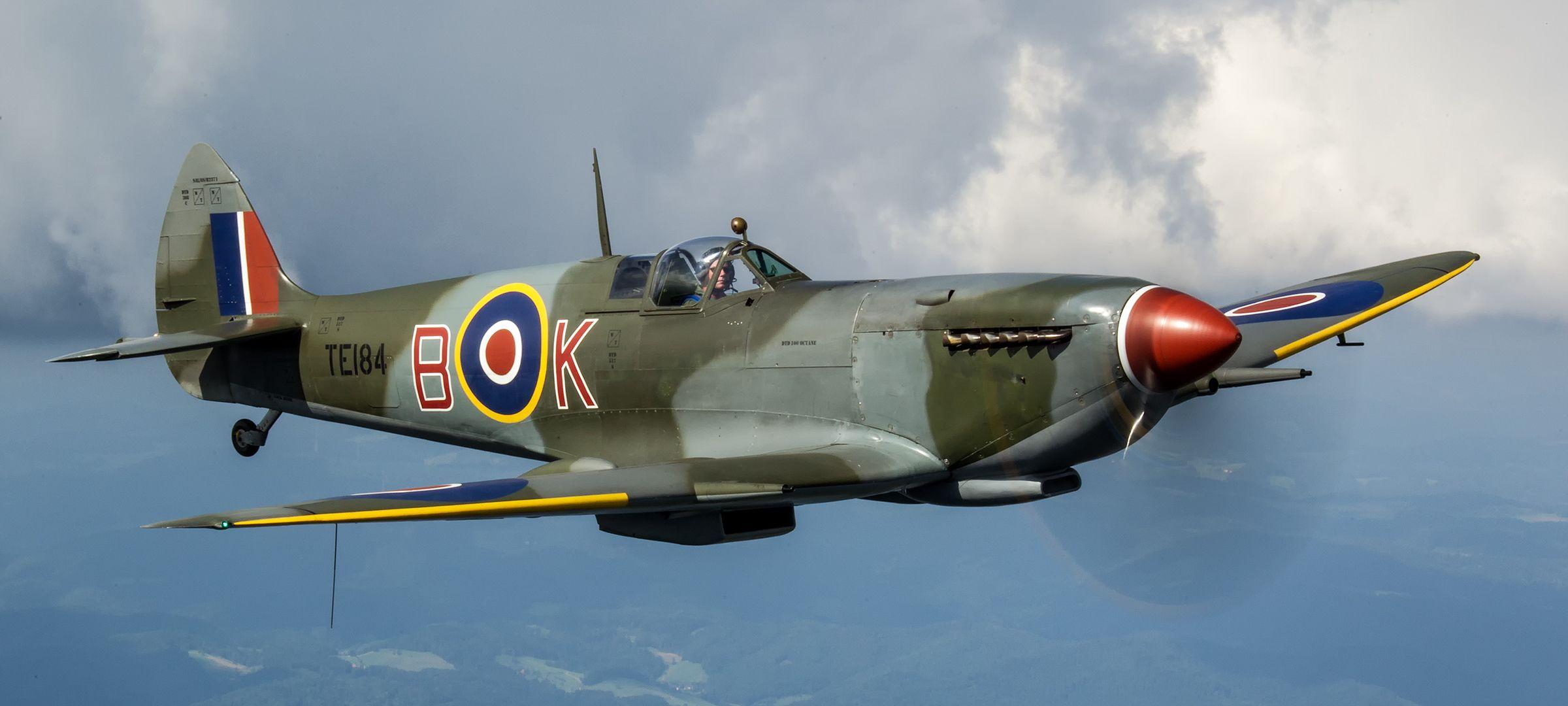 2400x1080 Supermarine Spitfire wallpaper, Military, HQ Supermarine Spitfire