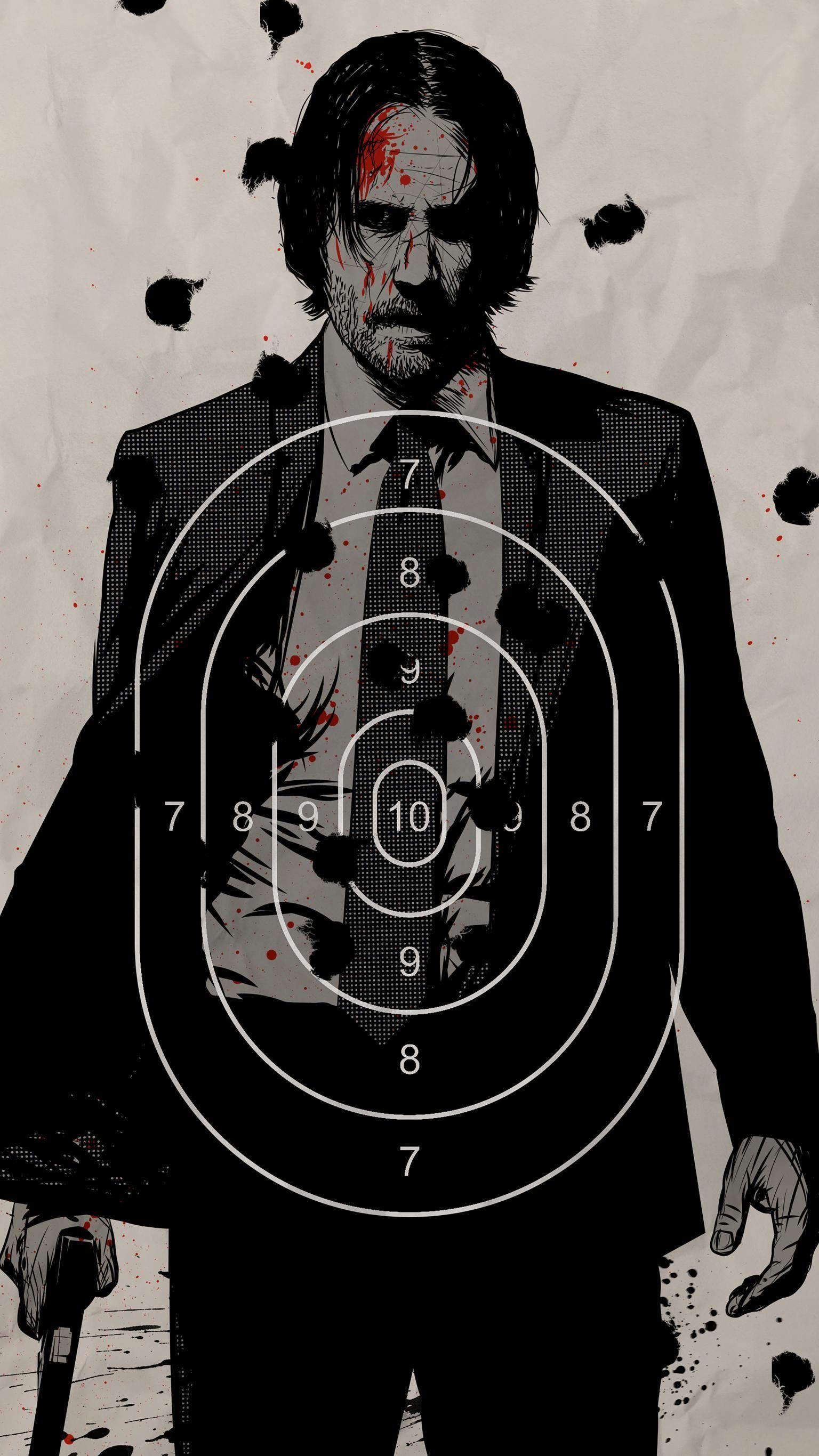 1536x2732 John Wick: Chapter 2 (2017) Phone Wallpaper. Movie poster art