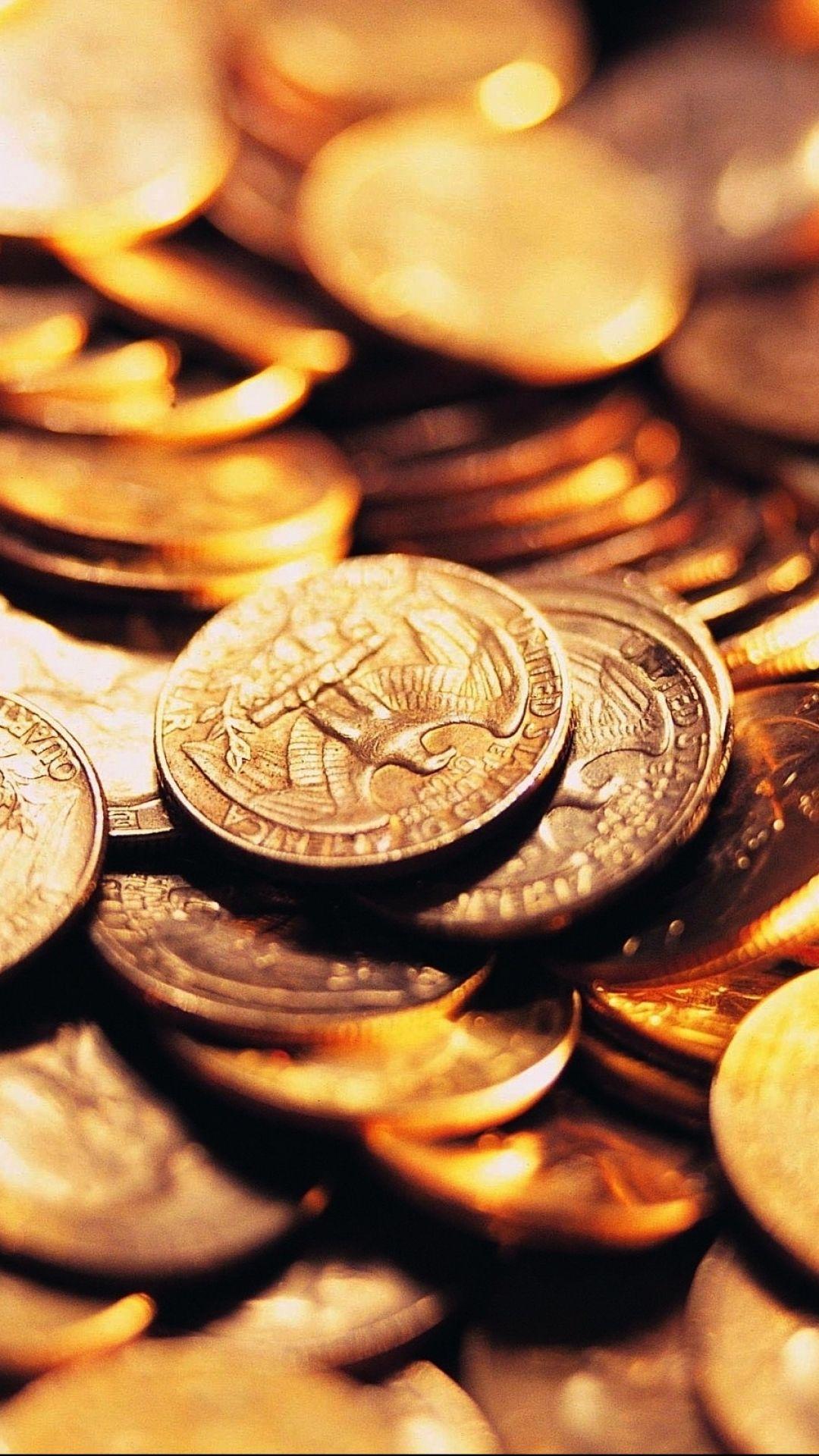 Heap of gold coins - Stock Image - Everypixel