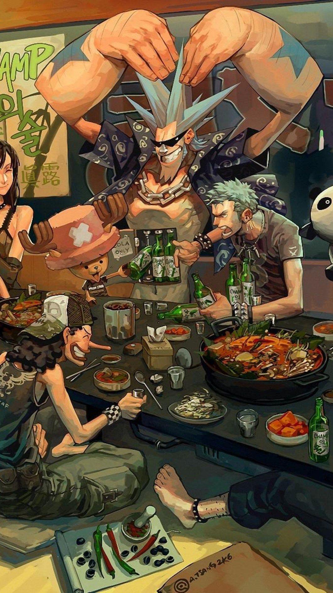 1060x1884 Hình Nền One Piece HD iPhone 4