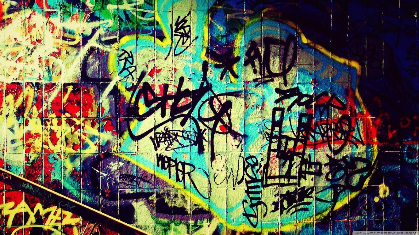 1366x768 Wallpaper HD Graffiti