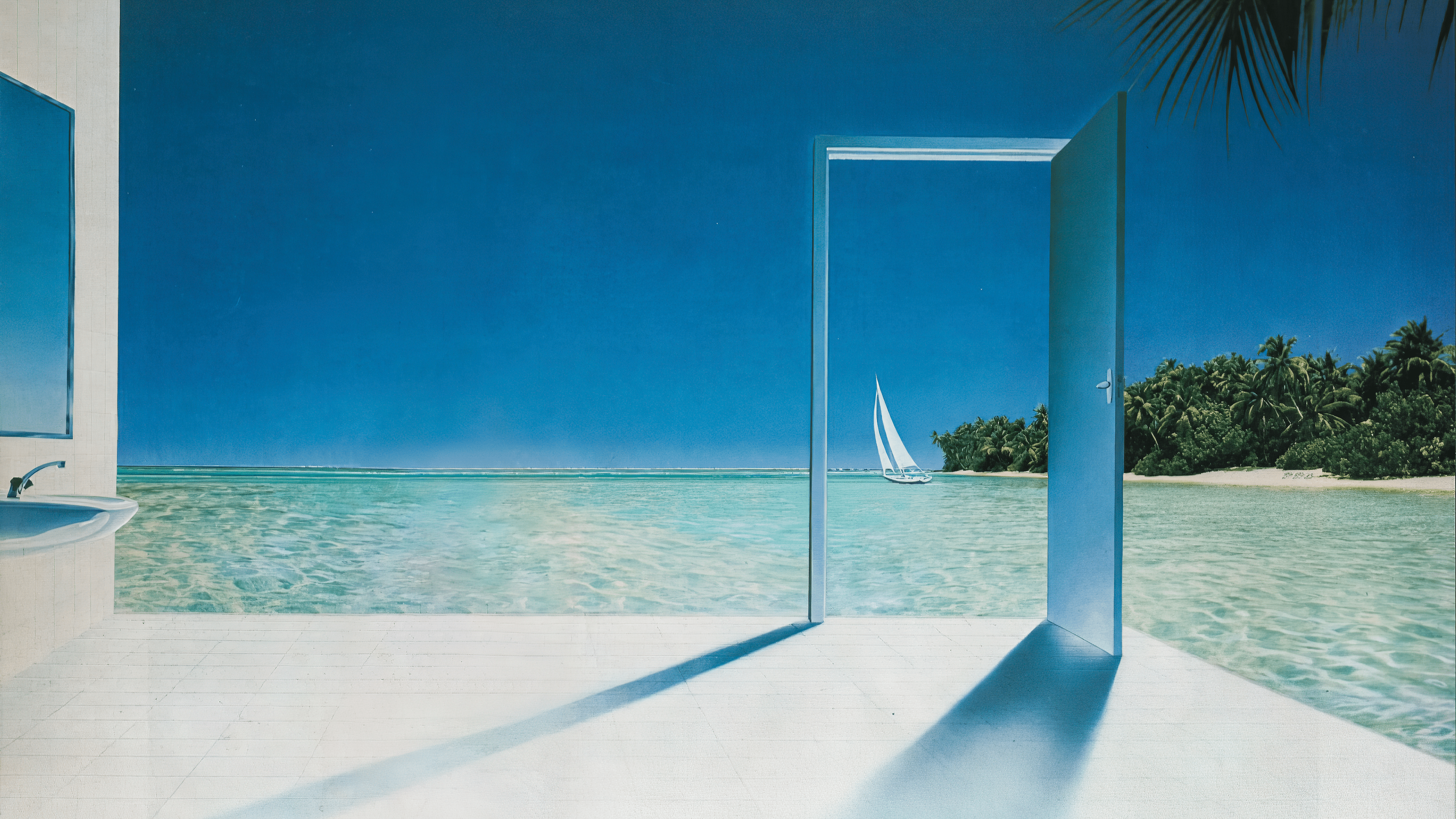 3840x2160 Open Door Seaside by Pierre Peyrolle [3840x2160]