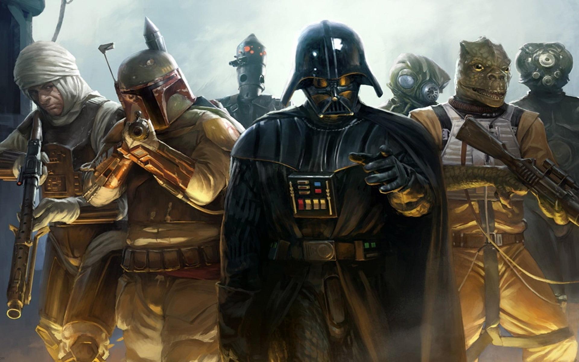 1920x1200 Star Wars Villains Wallpaper
