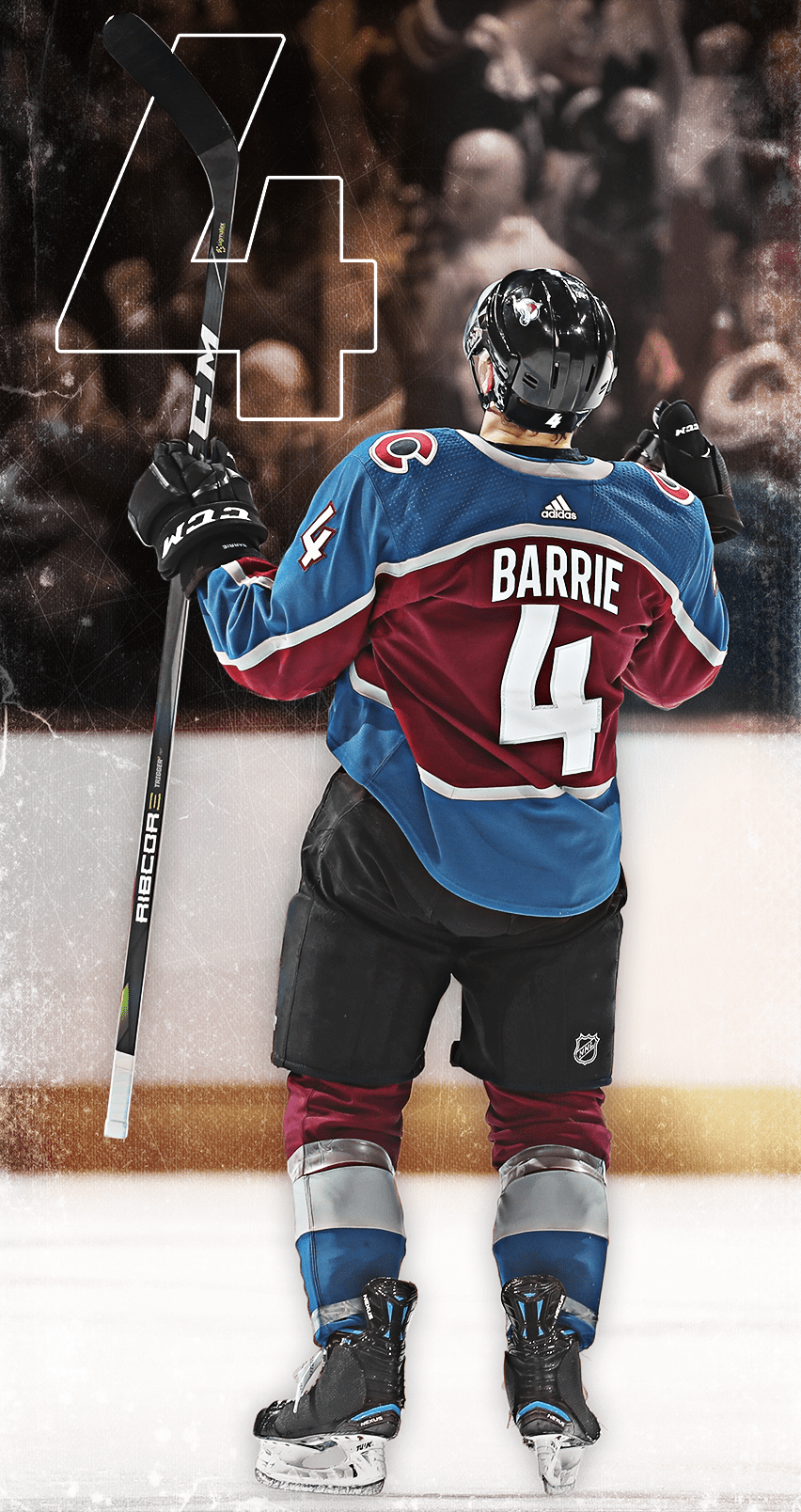 852x1608 Colorado Avalanche Wallpaper