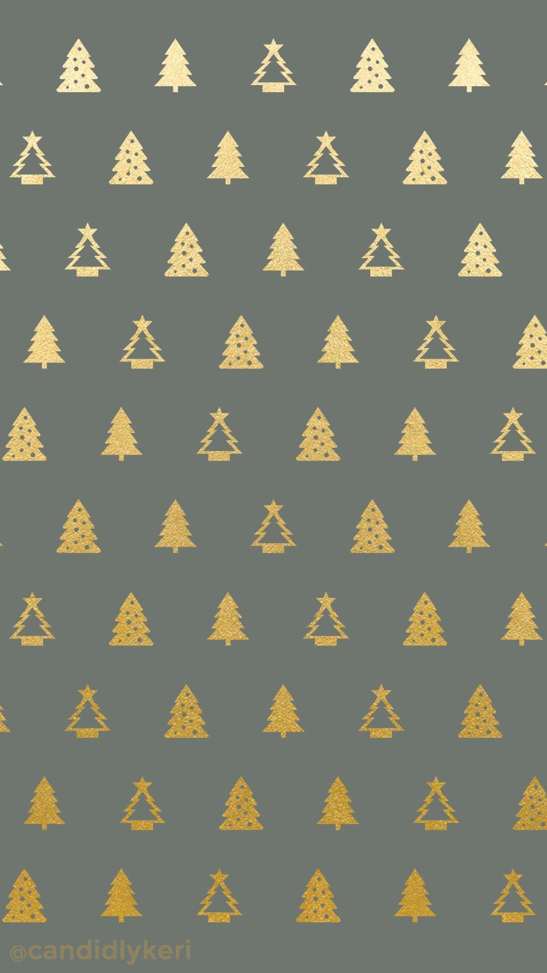 1080x1920 Christmas tree gold foil green background wallpaper you can