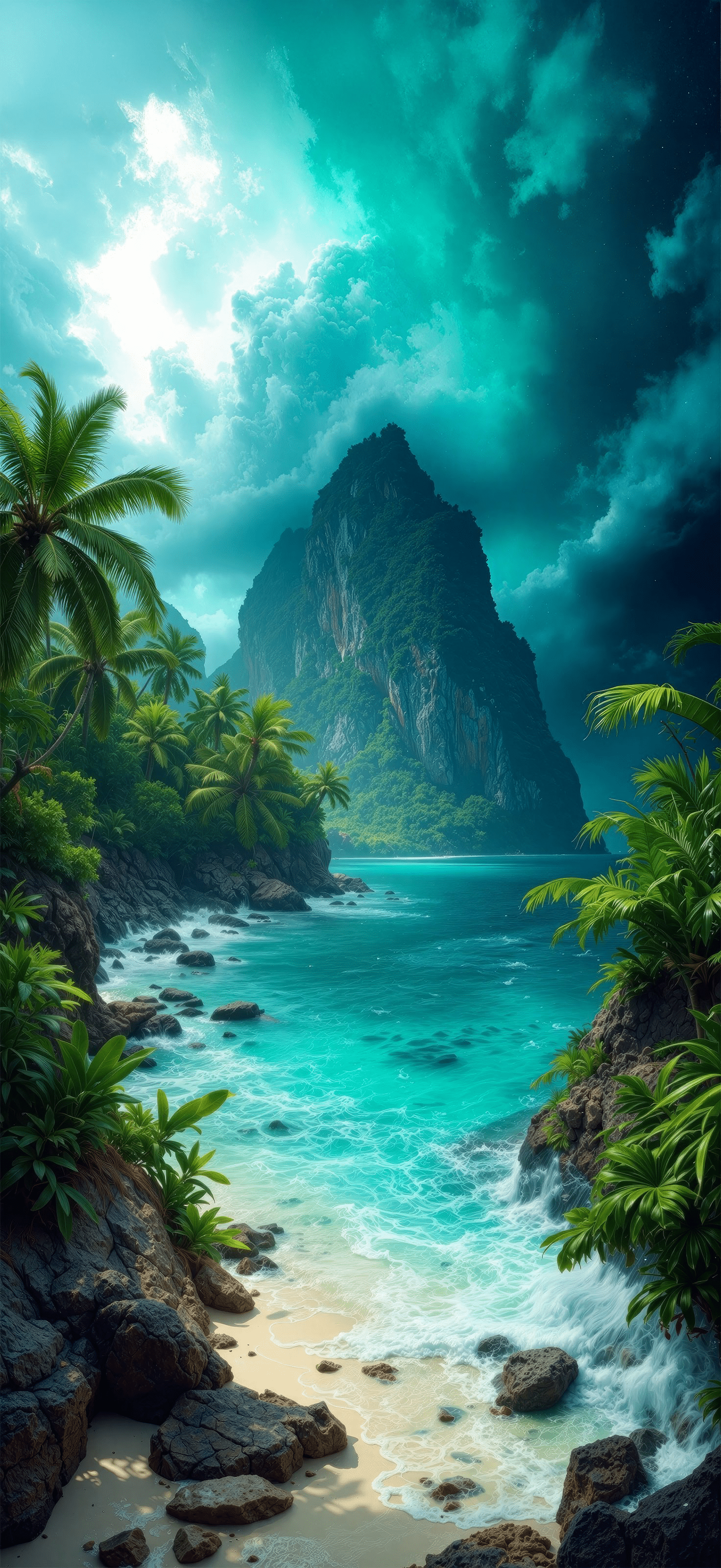 1472x3200 Why are my ios 26 beta wallpaper so dark?