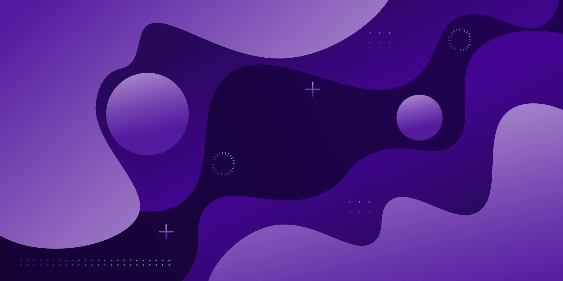 1920x960 Simple dark purple background template with wavy purple gradient pattern. Modern design. Suitable for background, wallpaper, home screen, theme. eps10