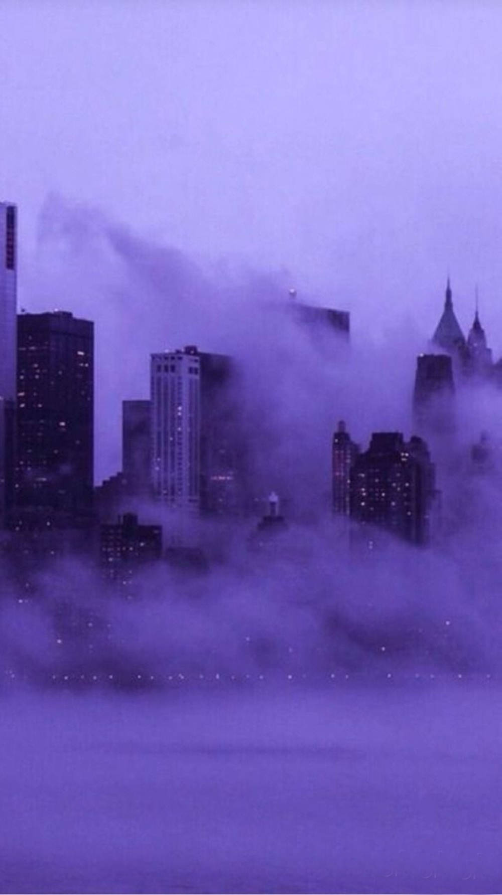 1000x1780 Download Beautiful Purple Aesthetic iPhone Theme Wallpaper