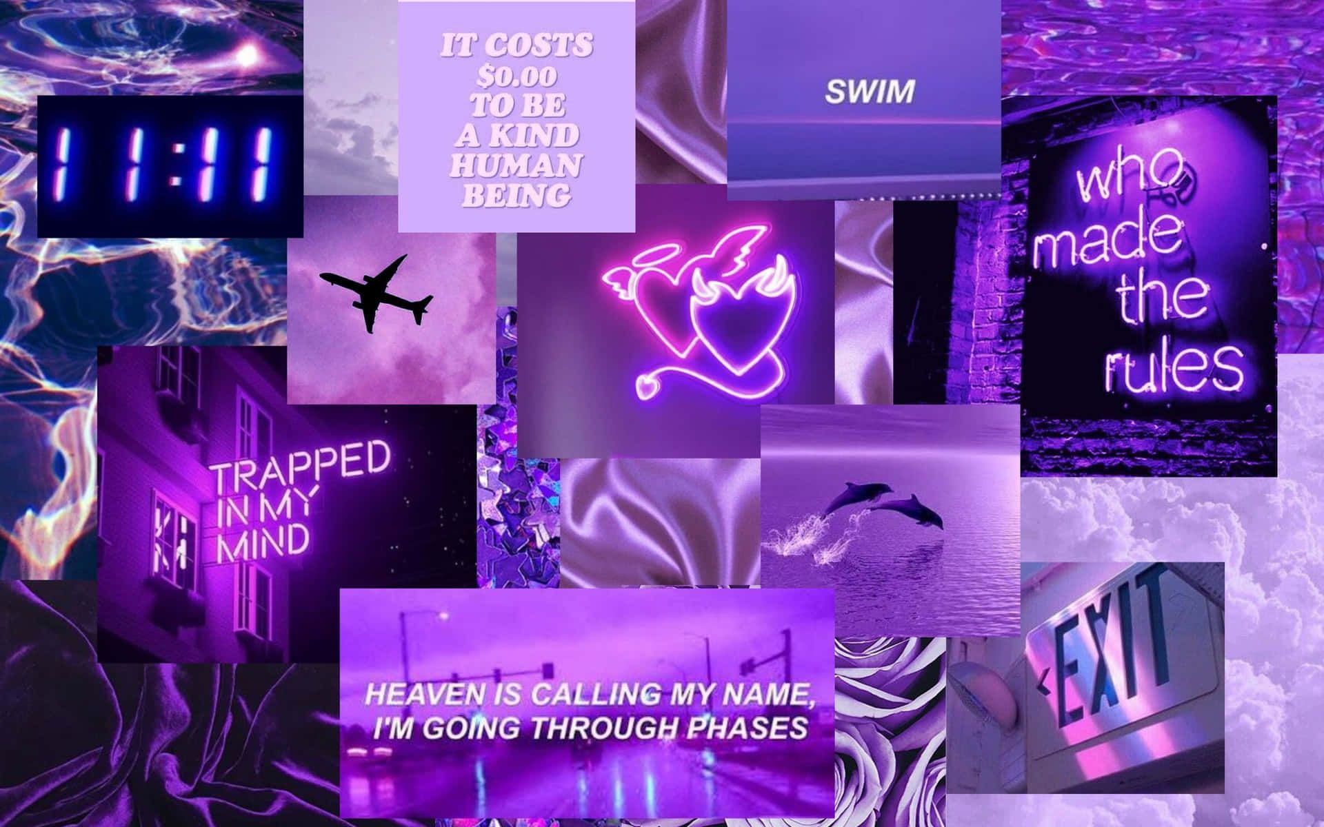 1920x1200 Purple Aesthetic Grunge Desktop Wallpaper