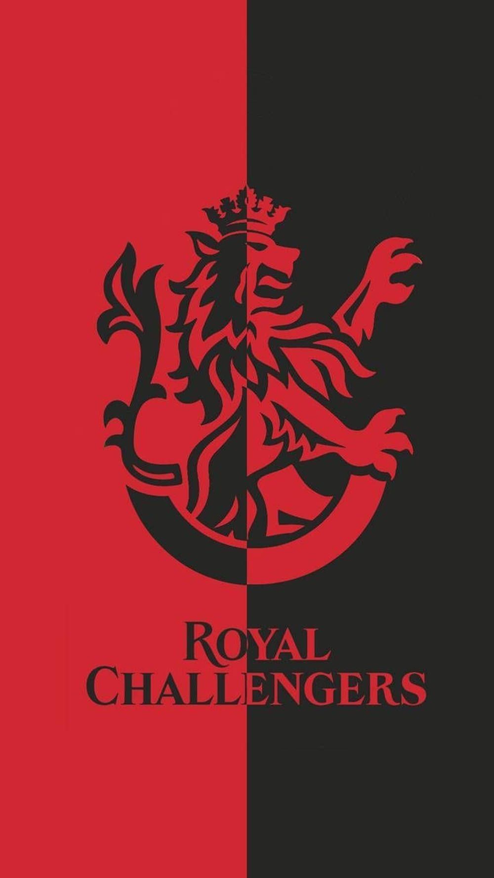 1000x1778 Download RCB Royal Challengers Two Tone Logo Wallpaper