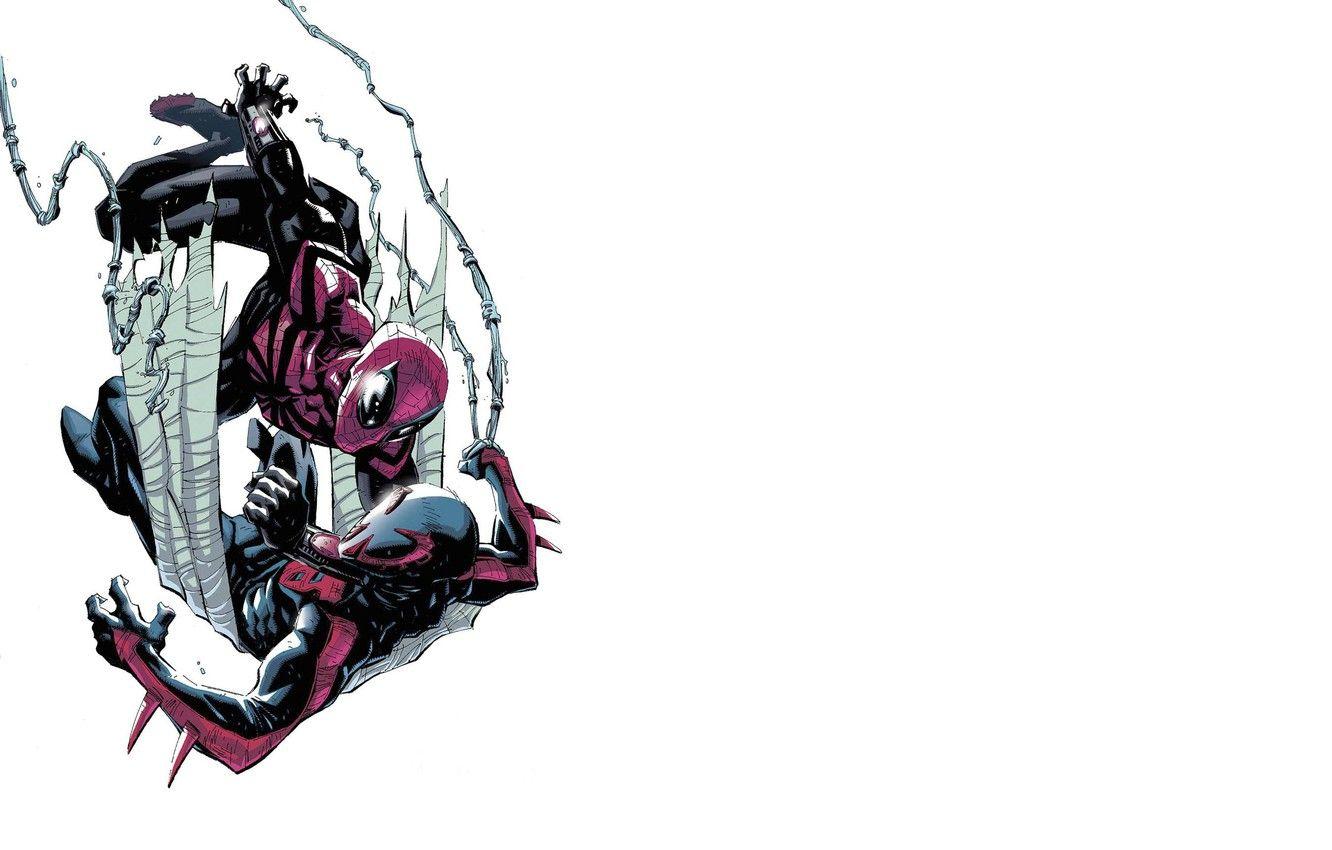 1332x850 Wallpaper Battle, Comic, Marvel Comics, Spider Man, Superior