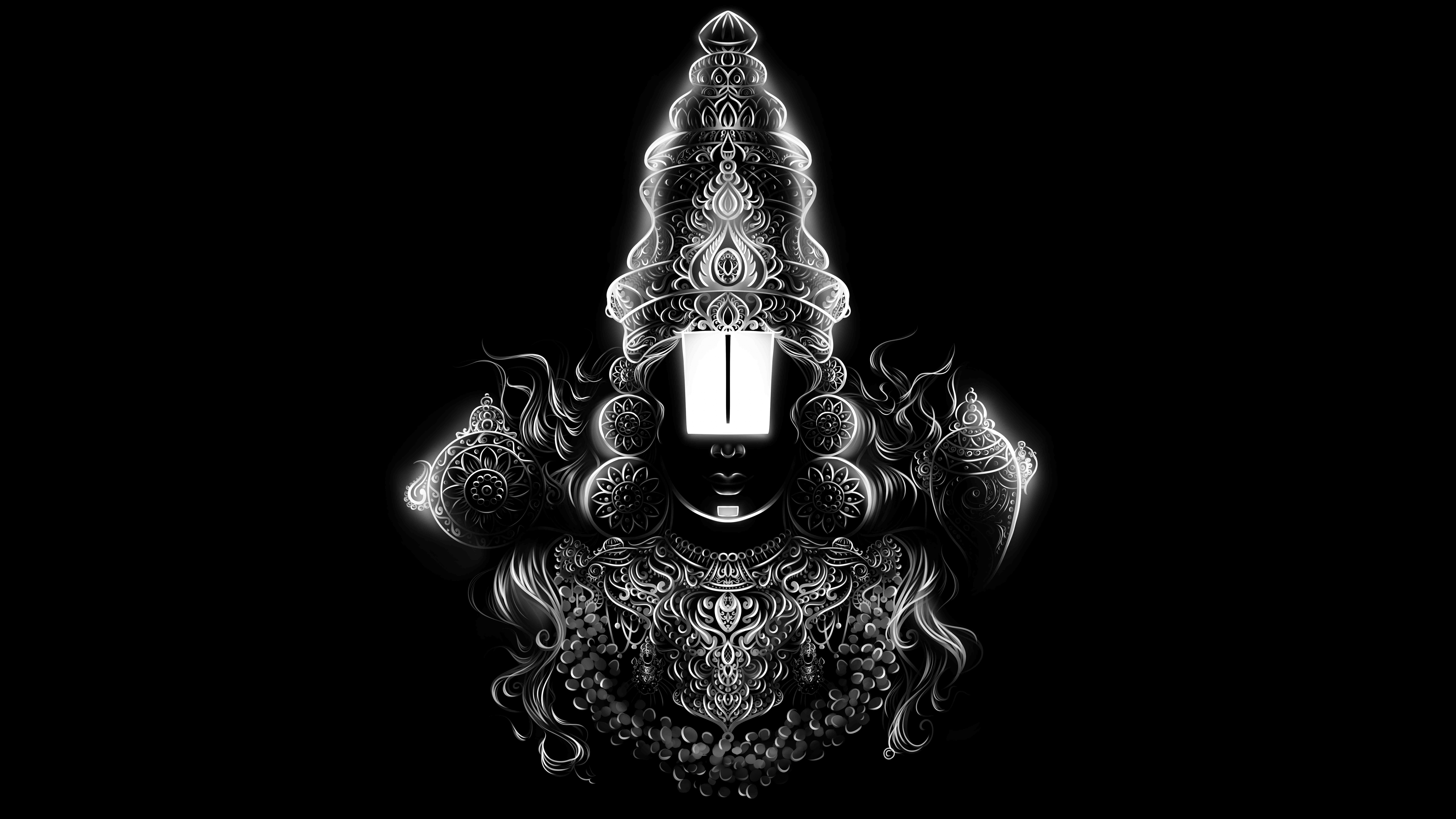 6016x3384 Venkateshwara Swamy Wallpaper 4K, Hindu God, Hinduism