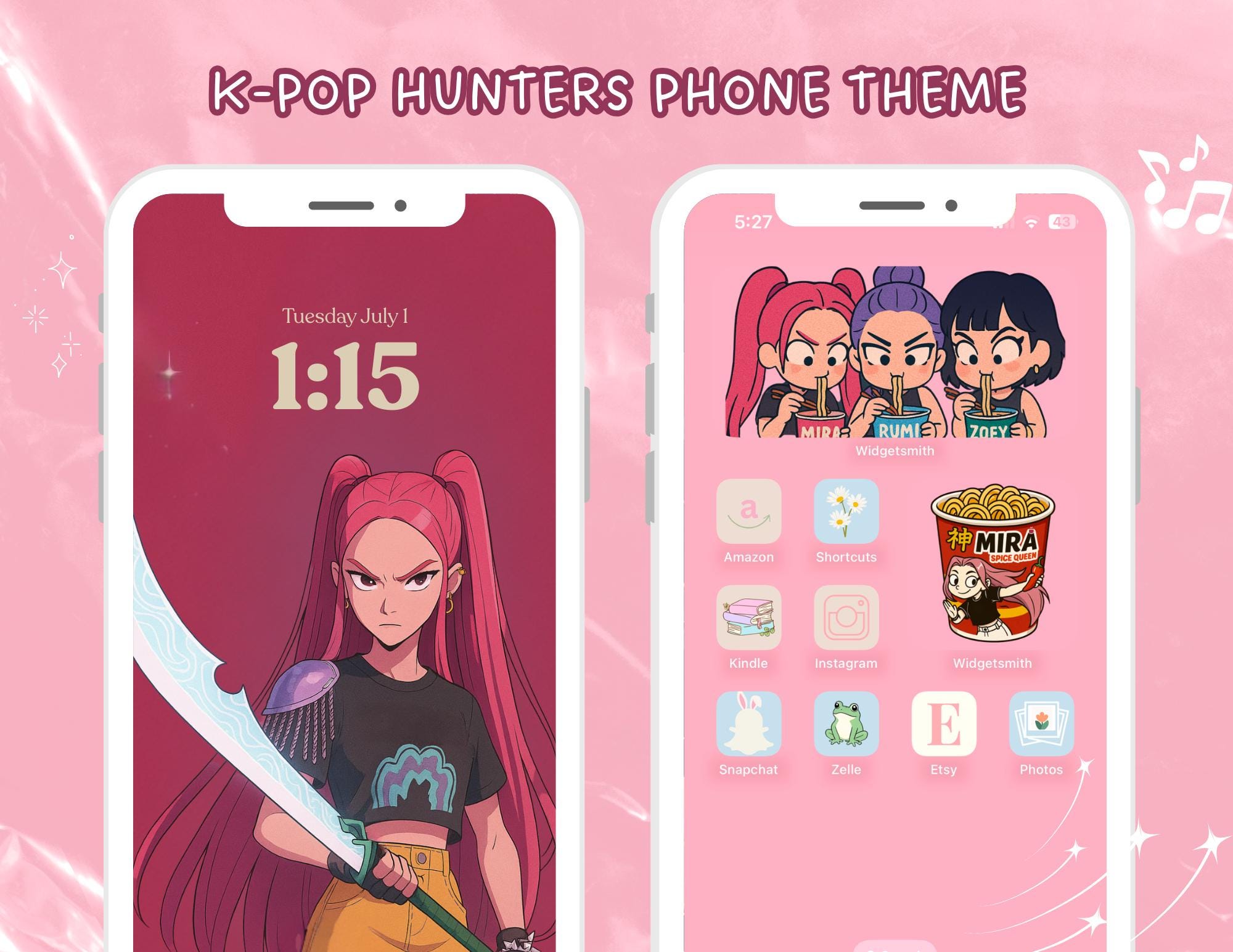 2000x1545 Kpop Demon Hunter Inspired Wallpaper For Phone Background And Android Wallpaper Android IPhone Background Screensaver K Pop Wallpaper K Pop