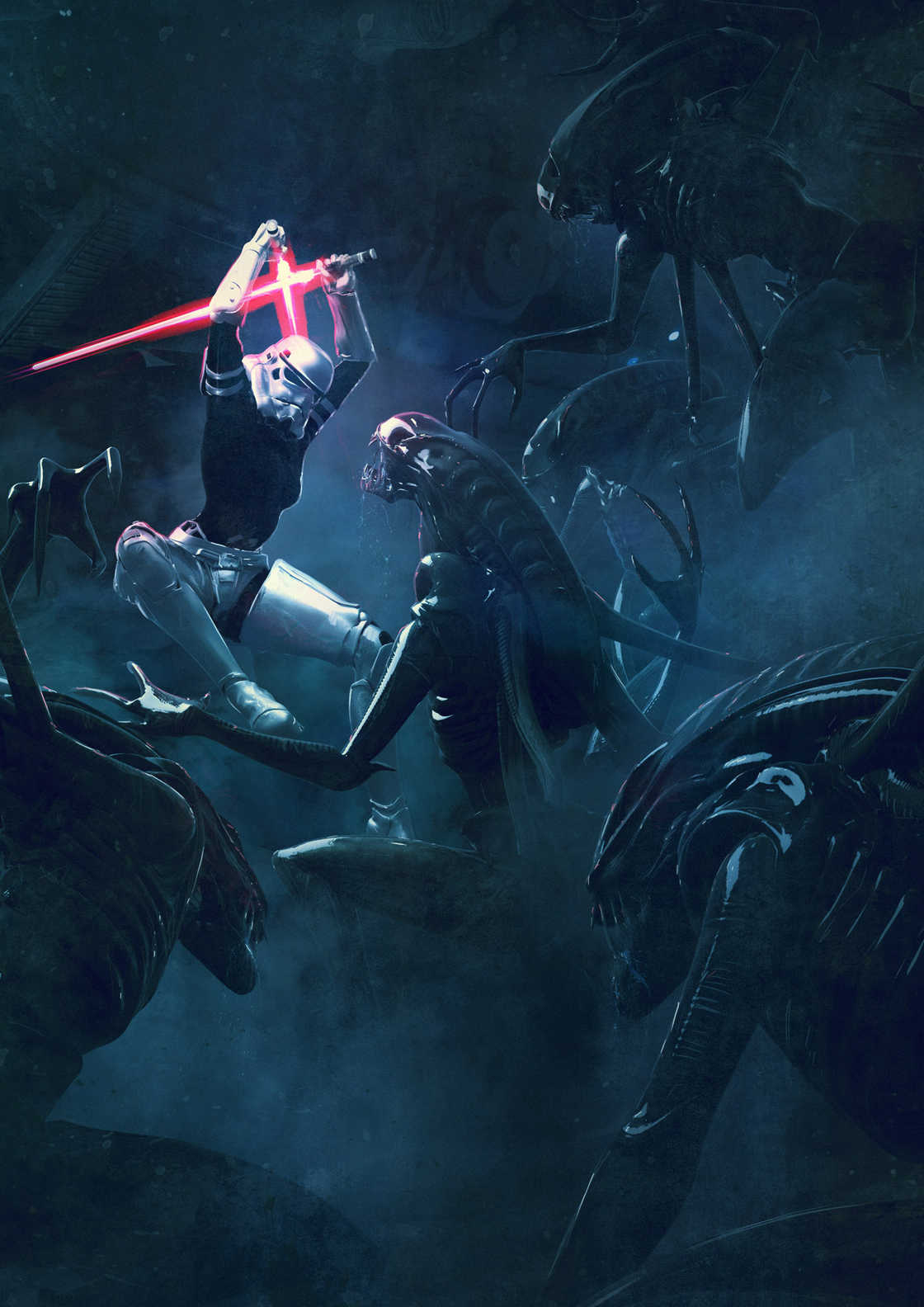 1120x1584 Darth Vader vs. Aliens Would Be an Awesome Flick