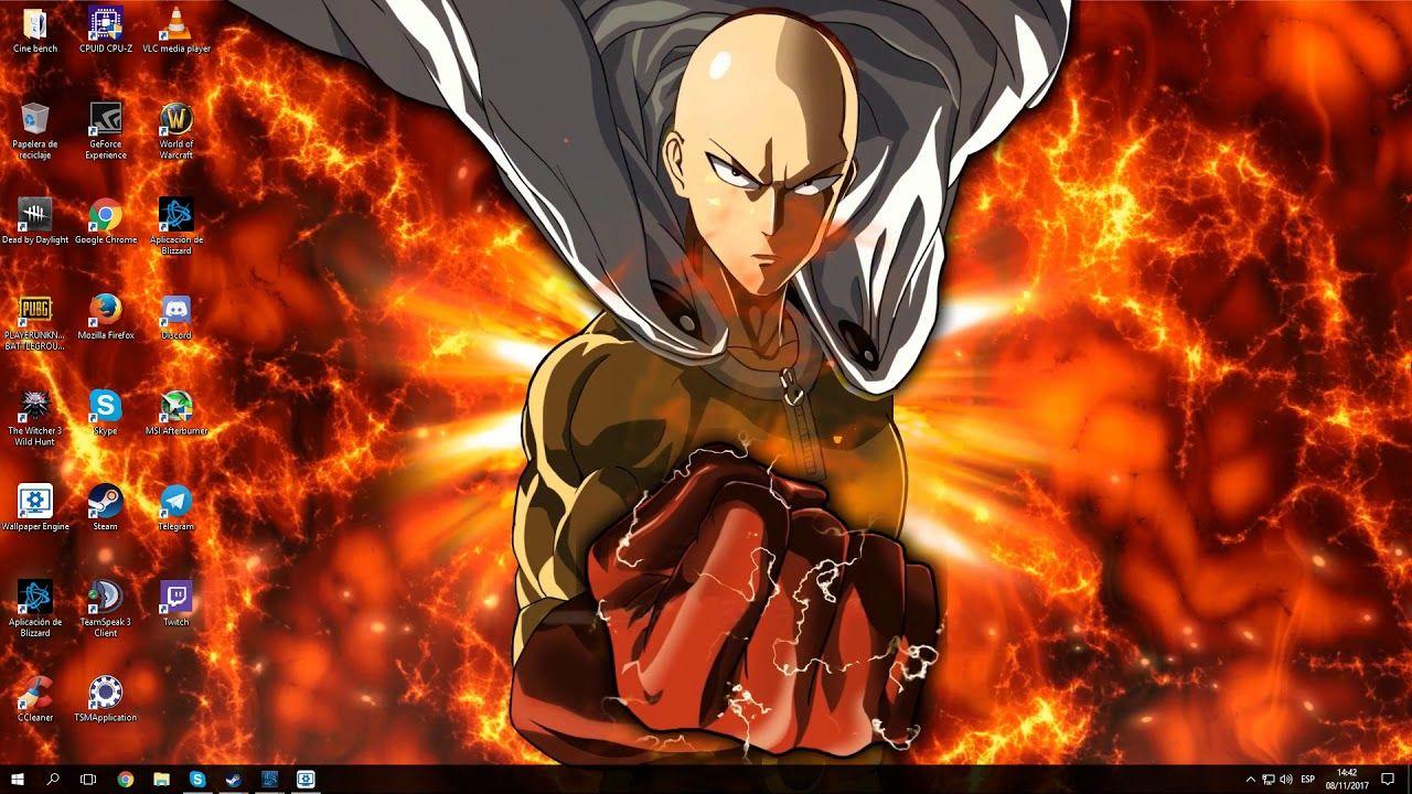 1280x720 Free download Fondo wallpaper engine One punch man [1280x720]
