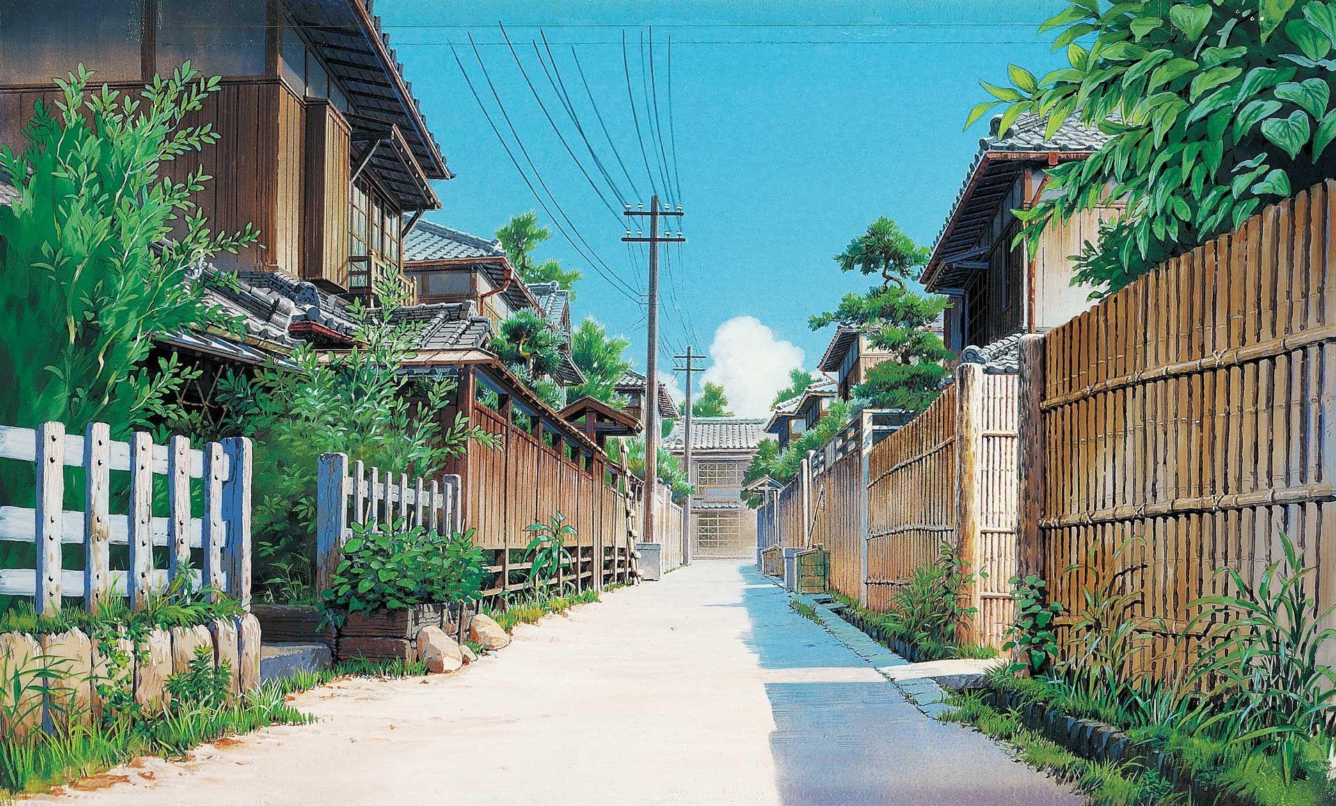 1920x1159 bởi Nizo Yamamoto.  Ghibli Studio.  Yamamoto, Anime