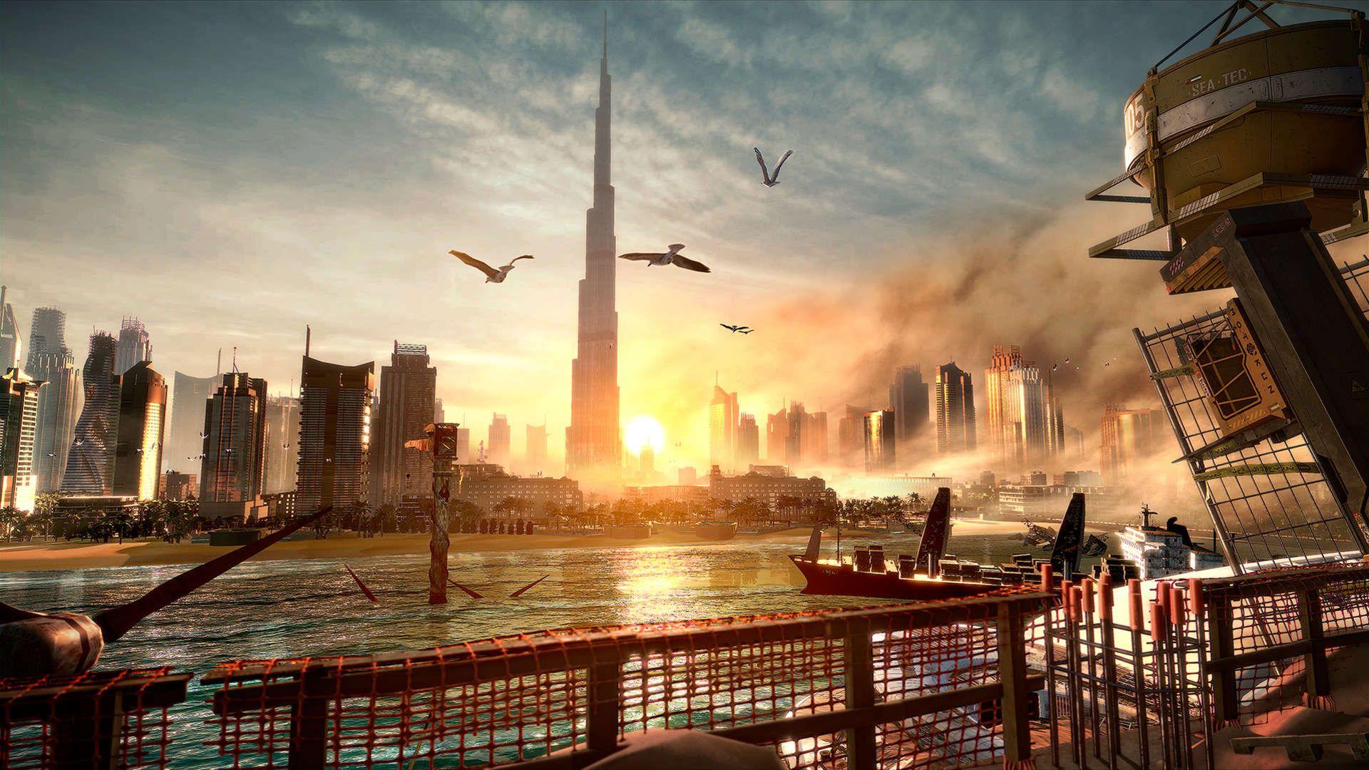 1920x1080 Deus Ex Mankind Divided Dubai, Trò chơi HD, Hình nền 4k, Hình ảnh