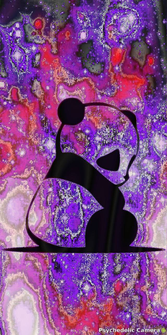 640x1280 Trippy panda wallpaper by .