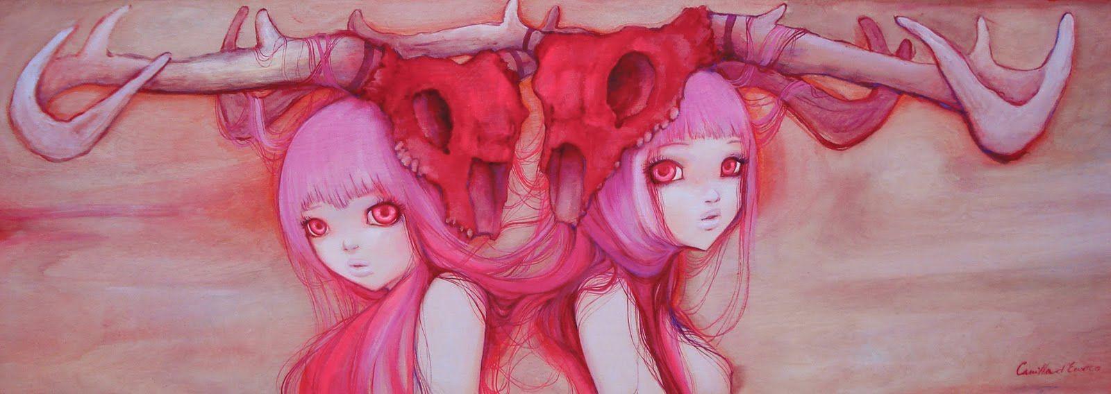 1600x568 personallity board. Art, Camilla, Pink art