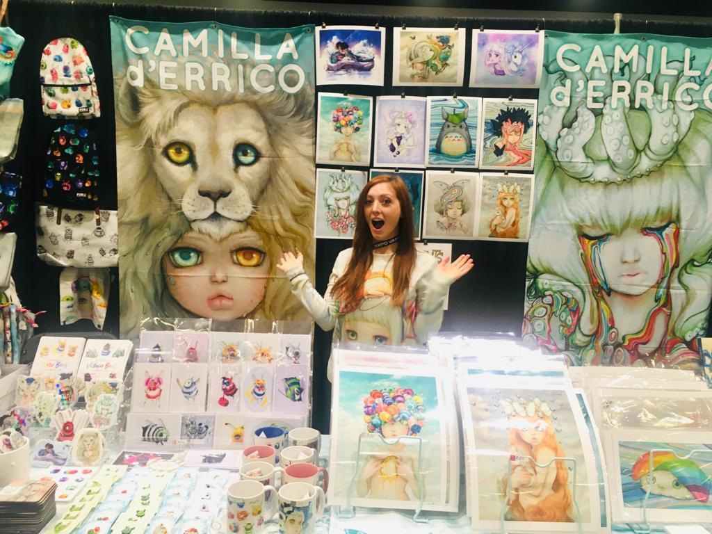 1024x768 Set Up At Vancouver Fan Expo March 1 3. Camilla D'Errico