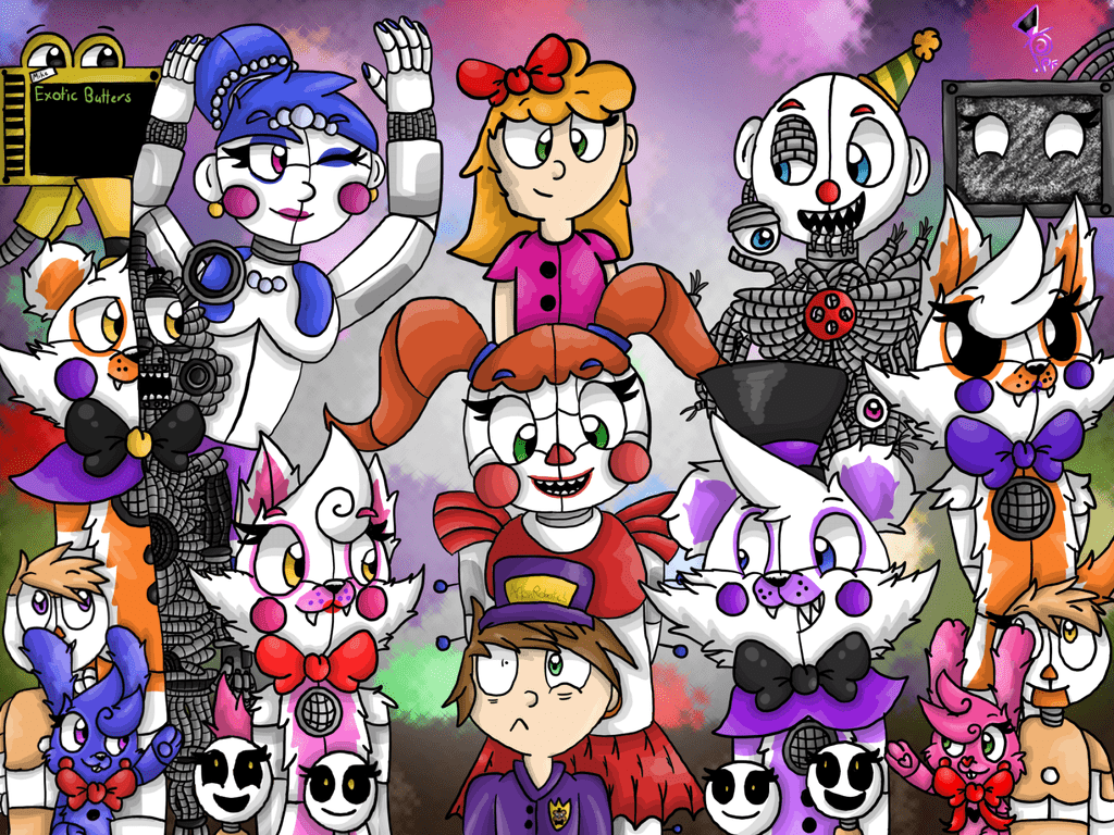 1024x768 F N A F. Fnaf wallpaper, Fnaf sister location