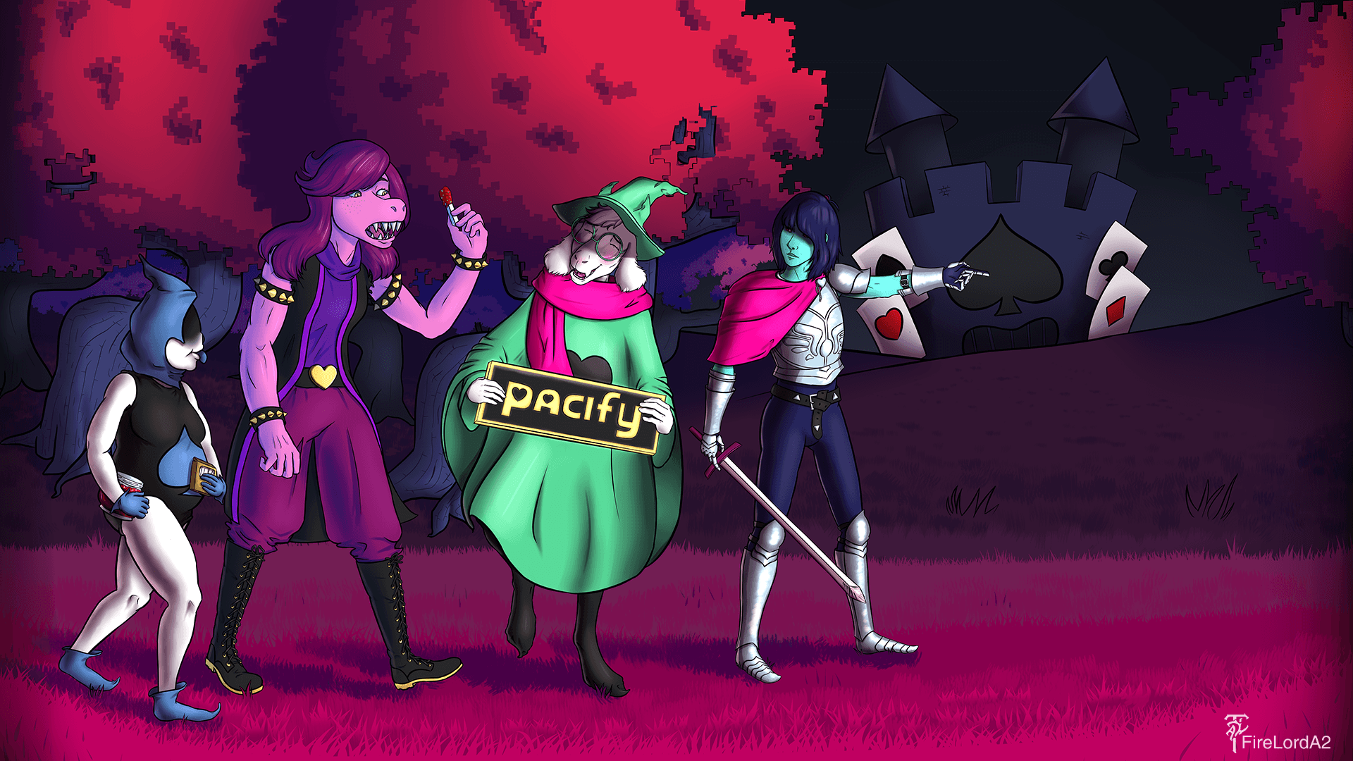 1920x1080 Lancer Deltarune Wallpaper .