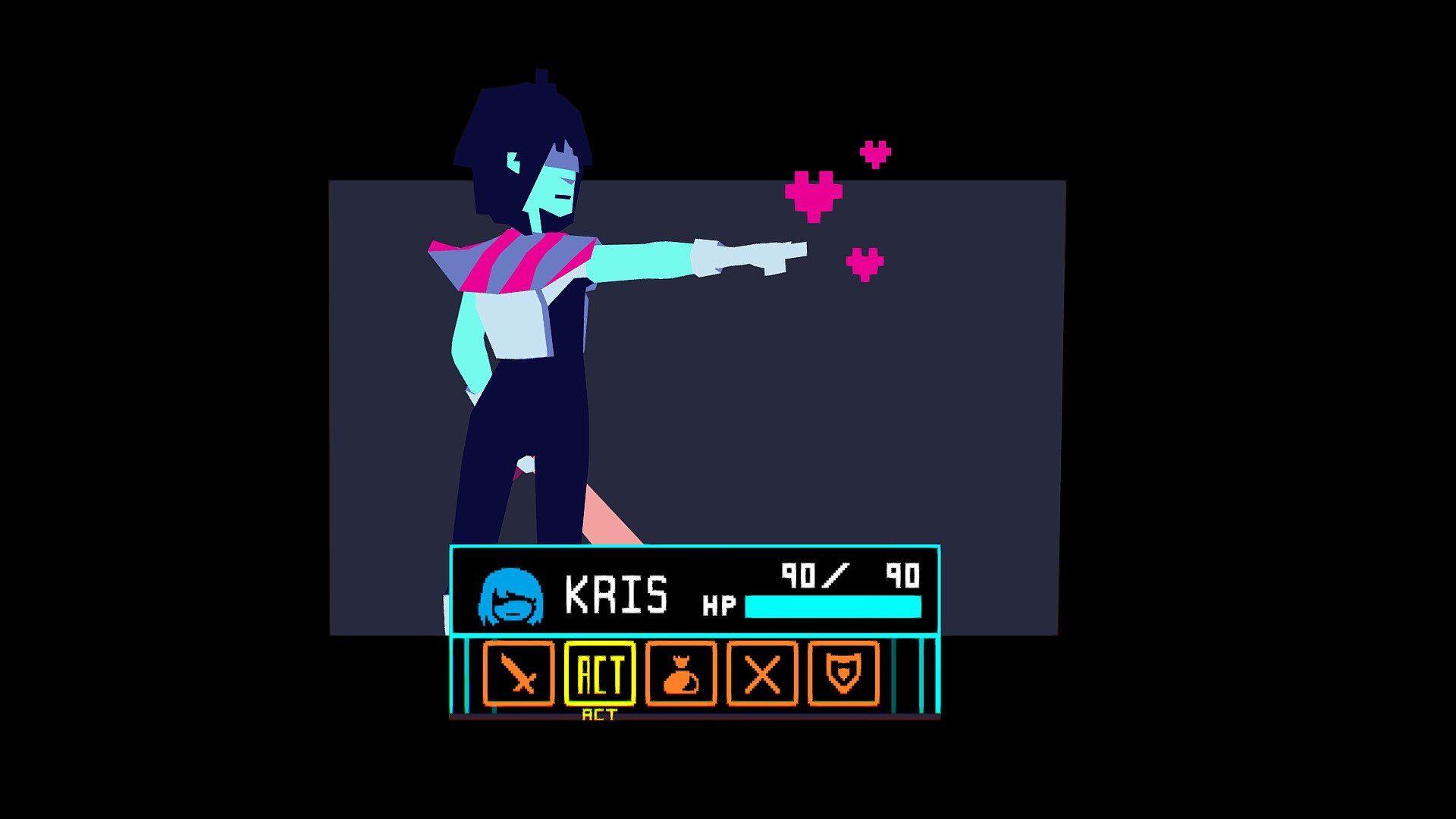 1920x1080 Kris Deltarune model