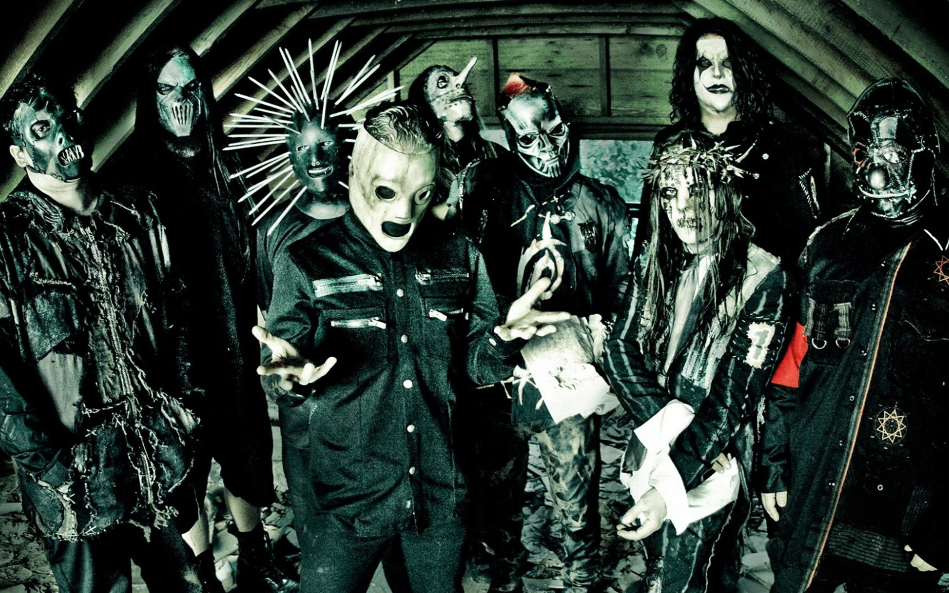 1920x1200 Slipknot, American Metal Band, Corey Taylor, Mick Thomson