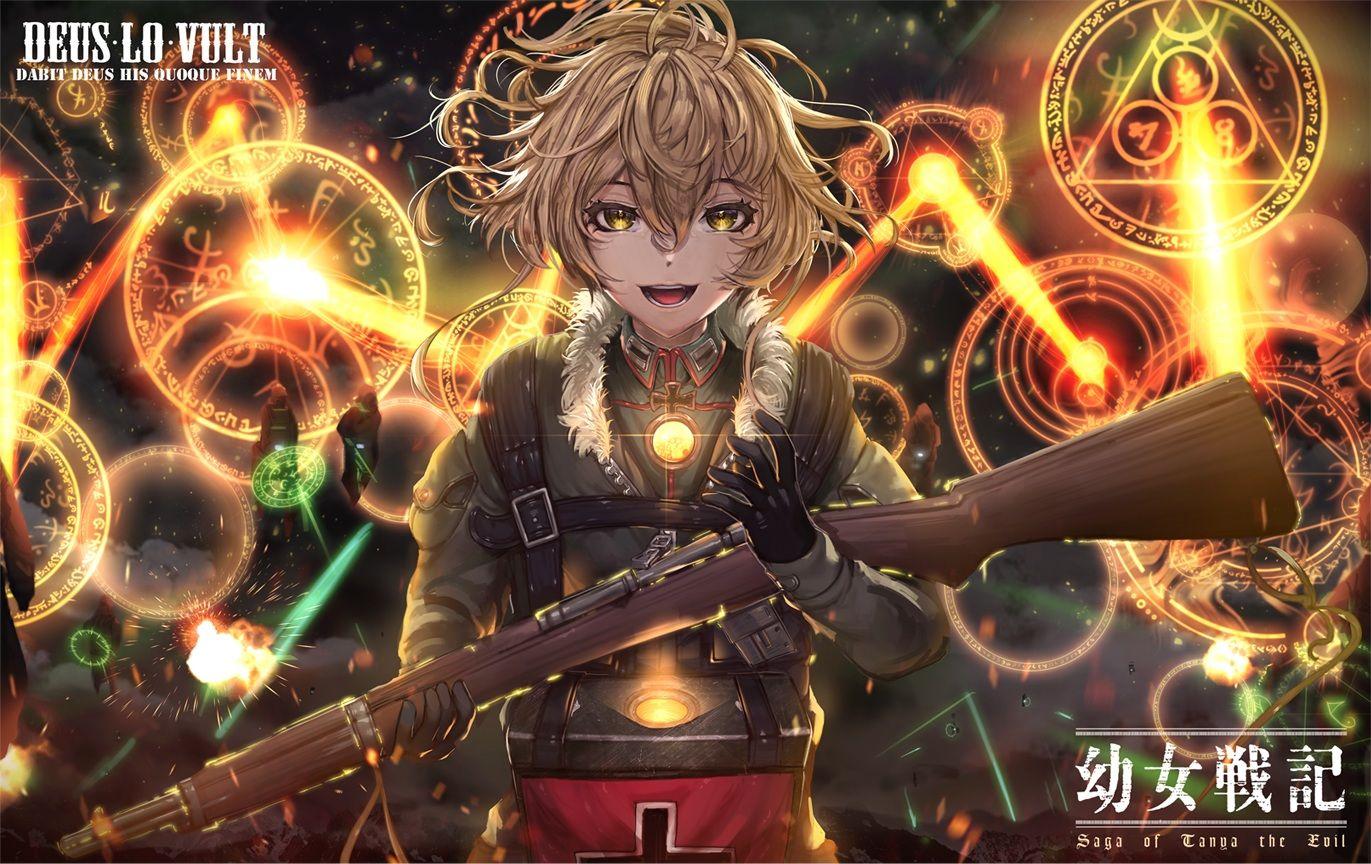 1371x864 bangosu tanya degurechaff youjo senki.