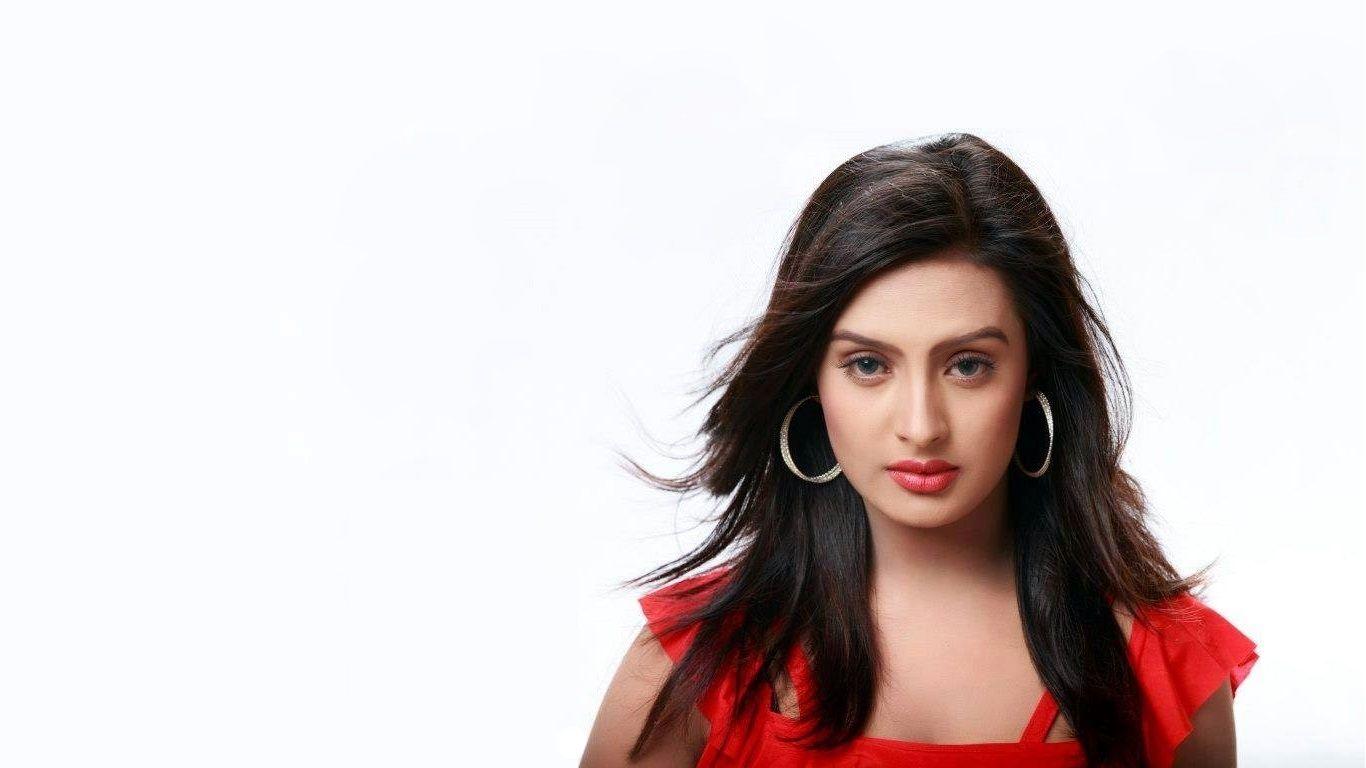 1366x768 Download Nijhum Rubina HD Photo Wallpaper Actress Nijhum