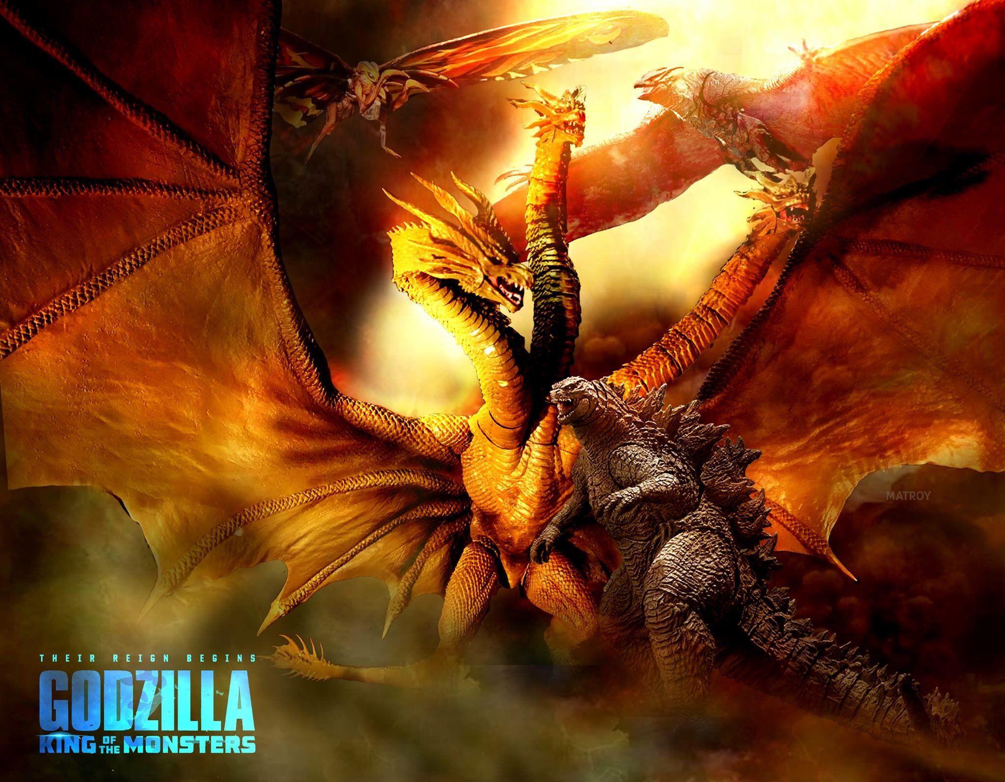 Godzilla Vs. King Ghidorah Wallpapers - Top Free Godzilla Vs. King ...