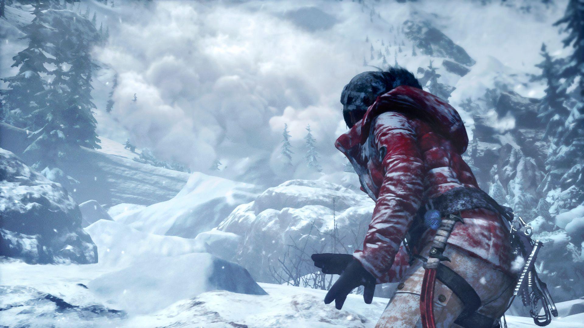 1920x1080 Lara Croft Ice Climbing