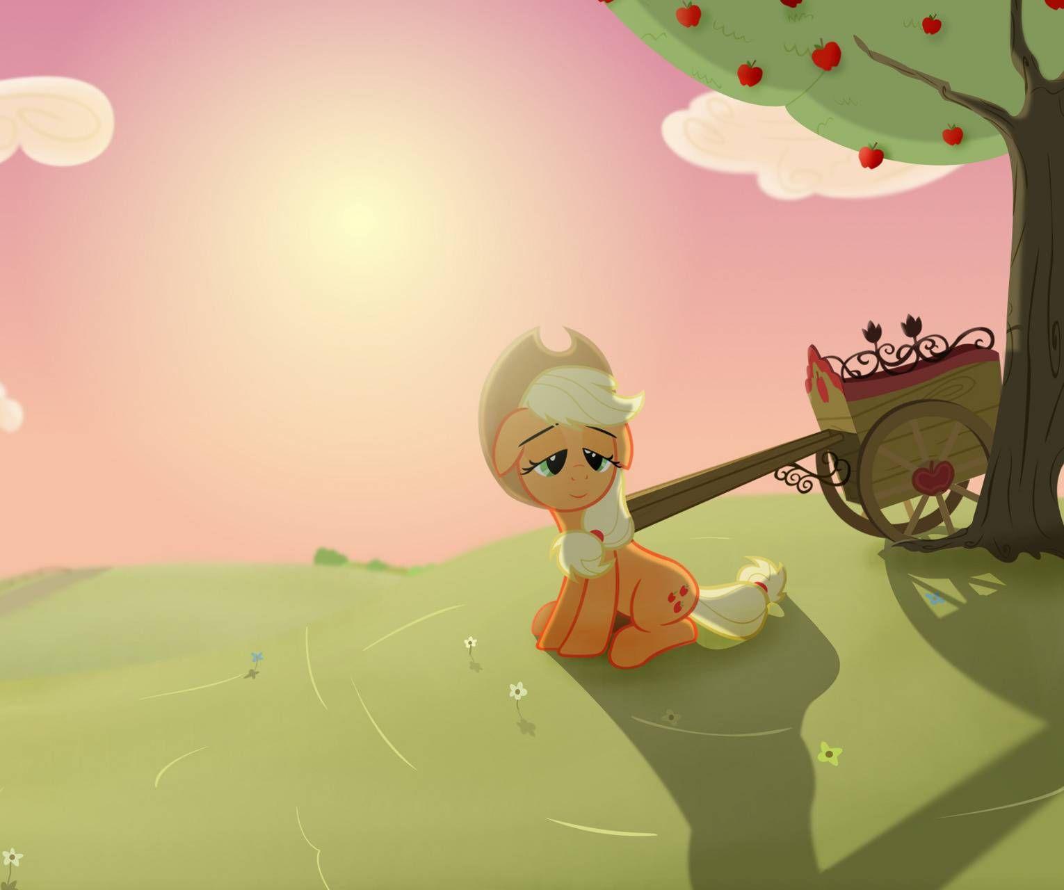 1530x1280 Applejack Is Tired wallpaper